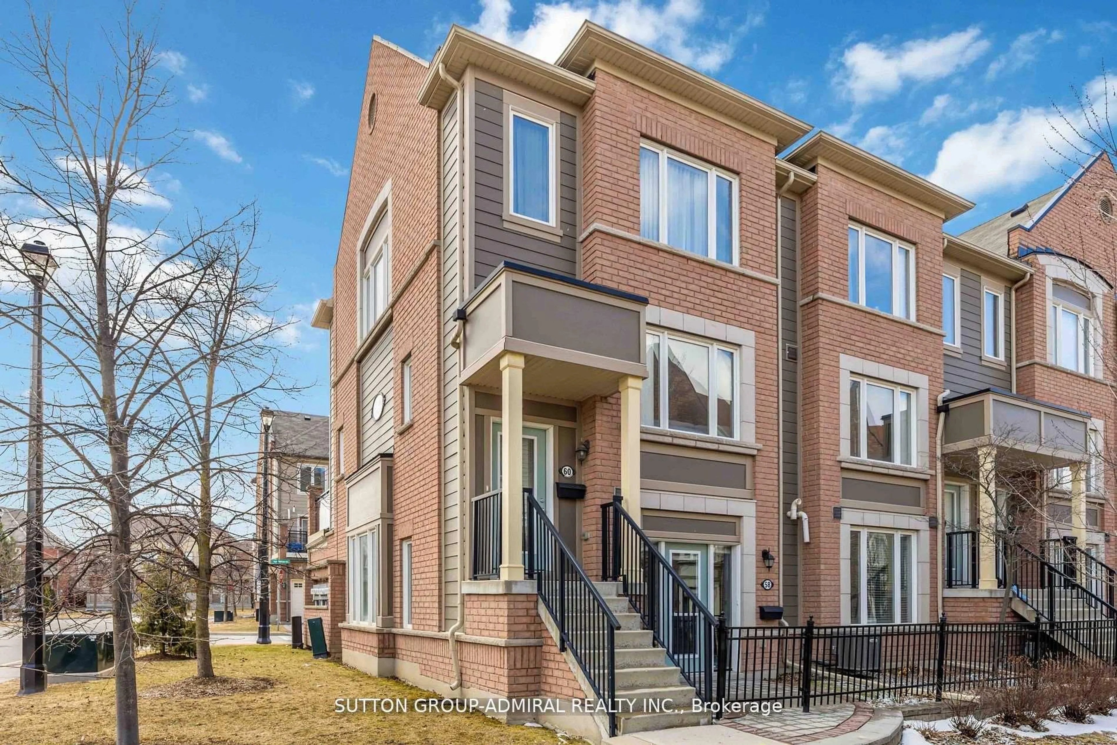 Home with brick exterior material, street for 60 Harry Penrose Ave, Aurora Ontario L4G 0S2