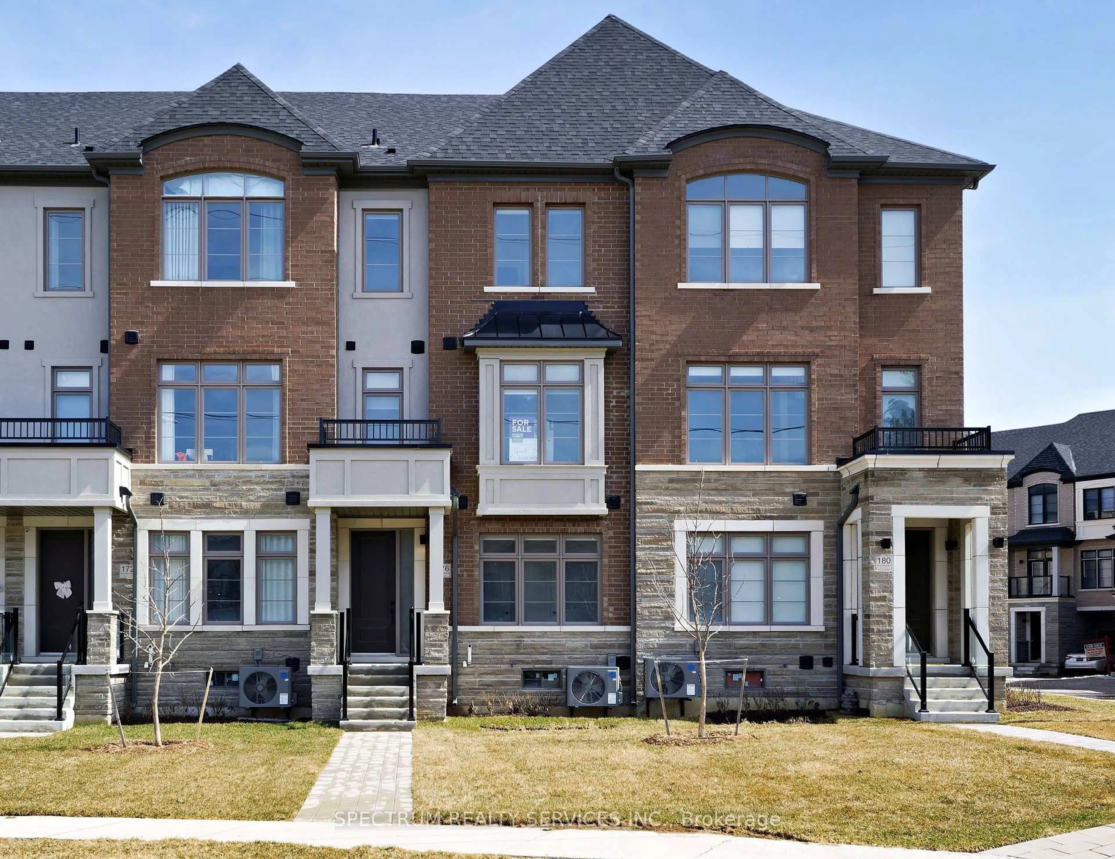 Home with brick exterior material, street for 176 De La Roche Dr, Vaughan Ontario L4H 5G4