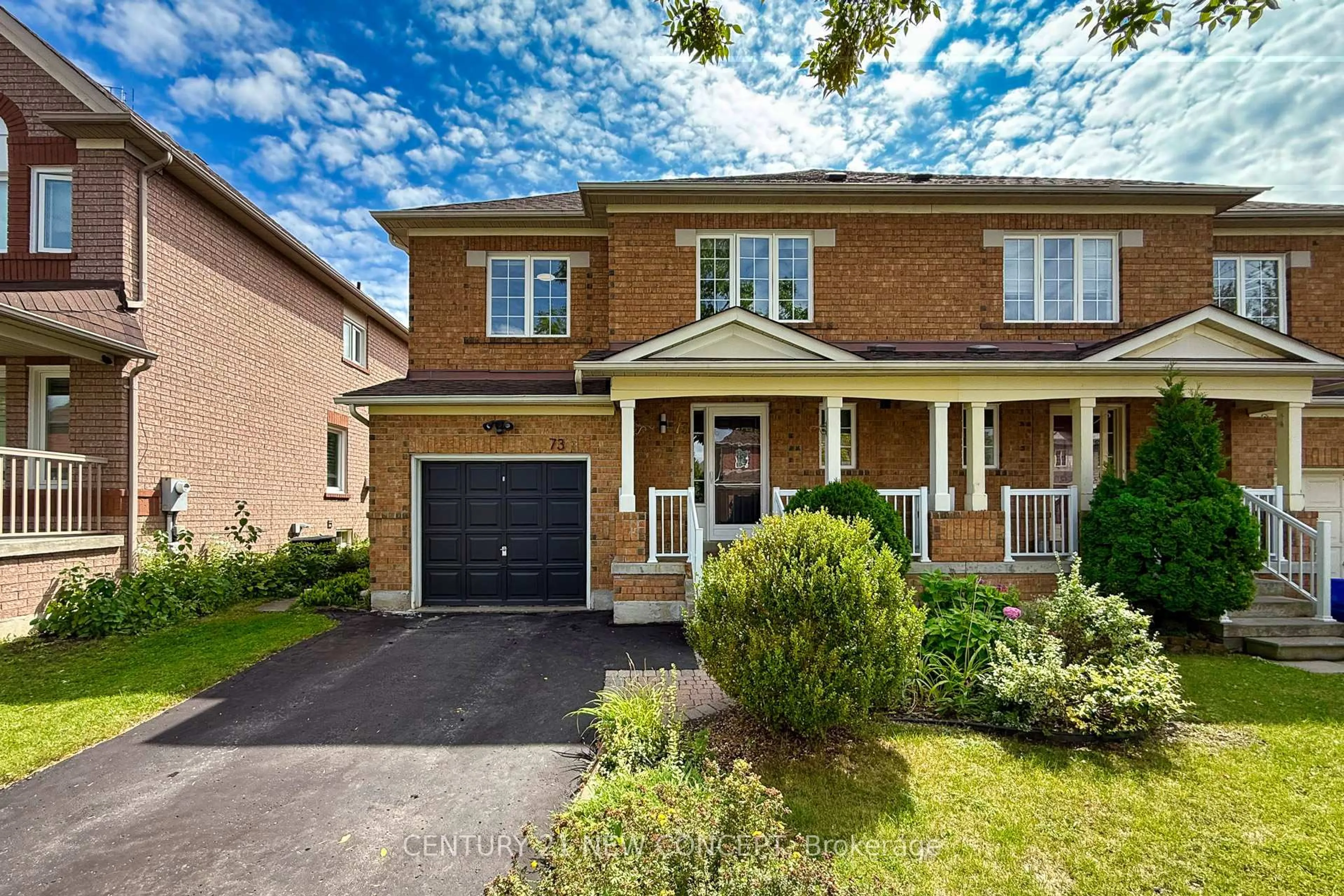 Home with brick exterior material, street for 73 Steckley St, Aurora Ontario L4G 7K6