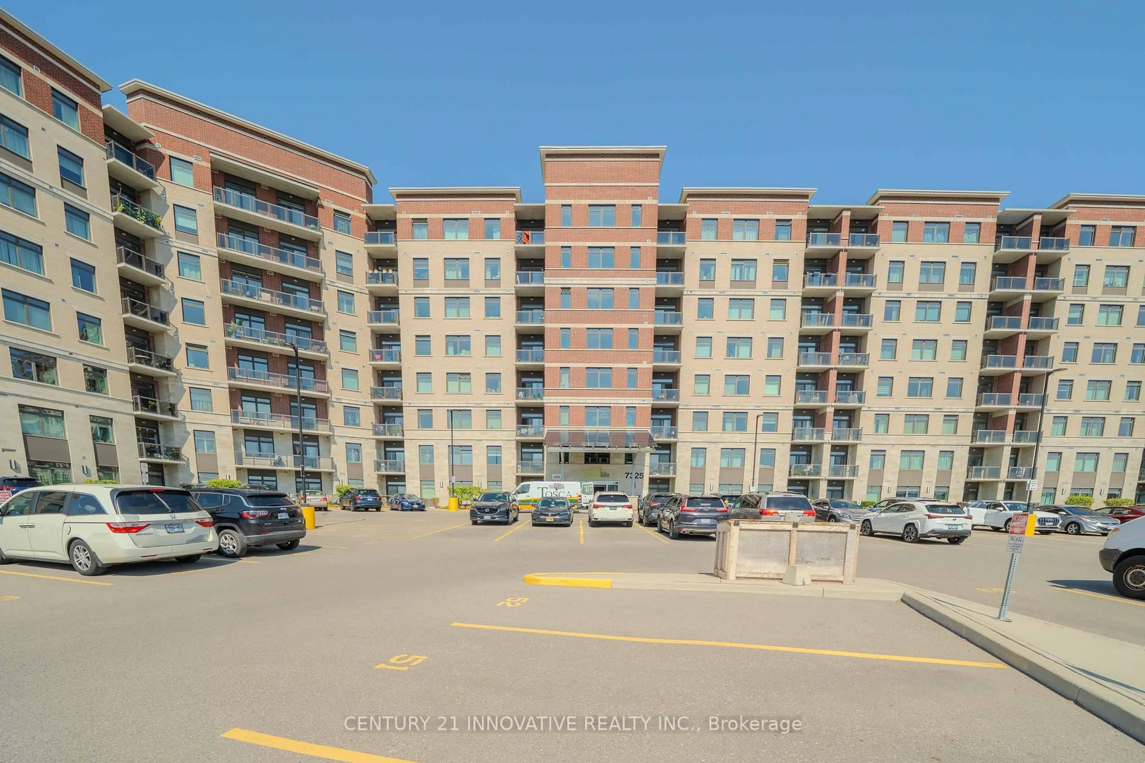 A pic from outside/outdoor area/front of a property/back of a property/a pic from drone, building for 7325 Markham Rd #806, Markham Ontario L3S 0C9