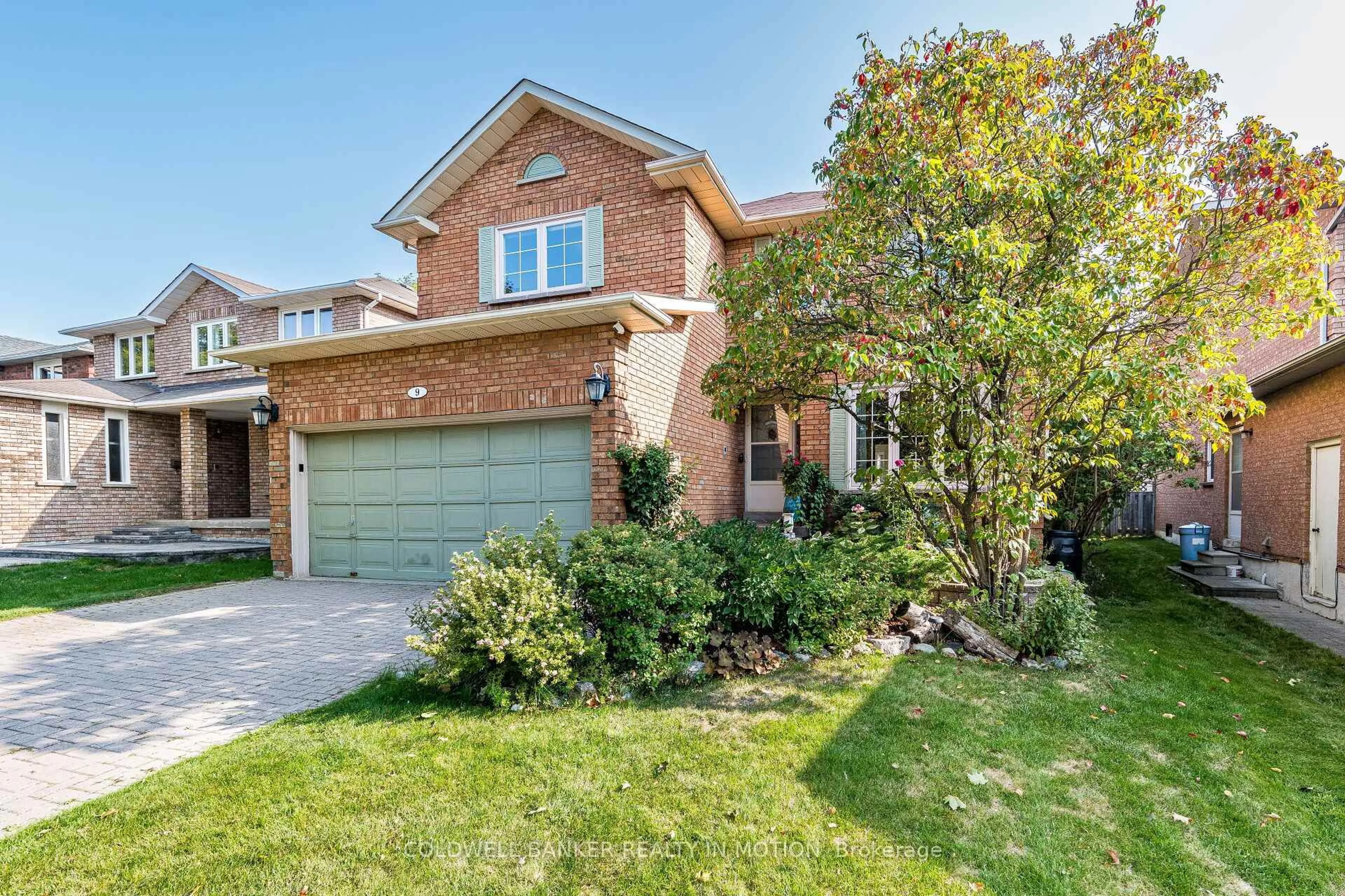 Home with brick exterior material, street for 9 Buttonfield Rd, Markham Ontario L3R 9G1