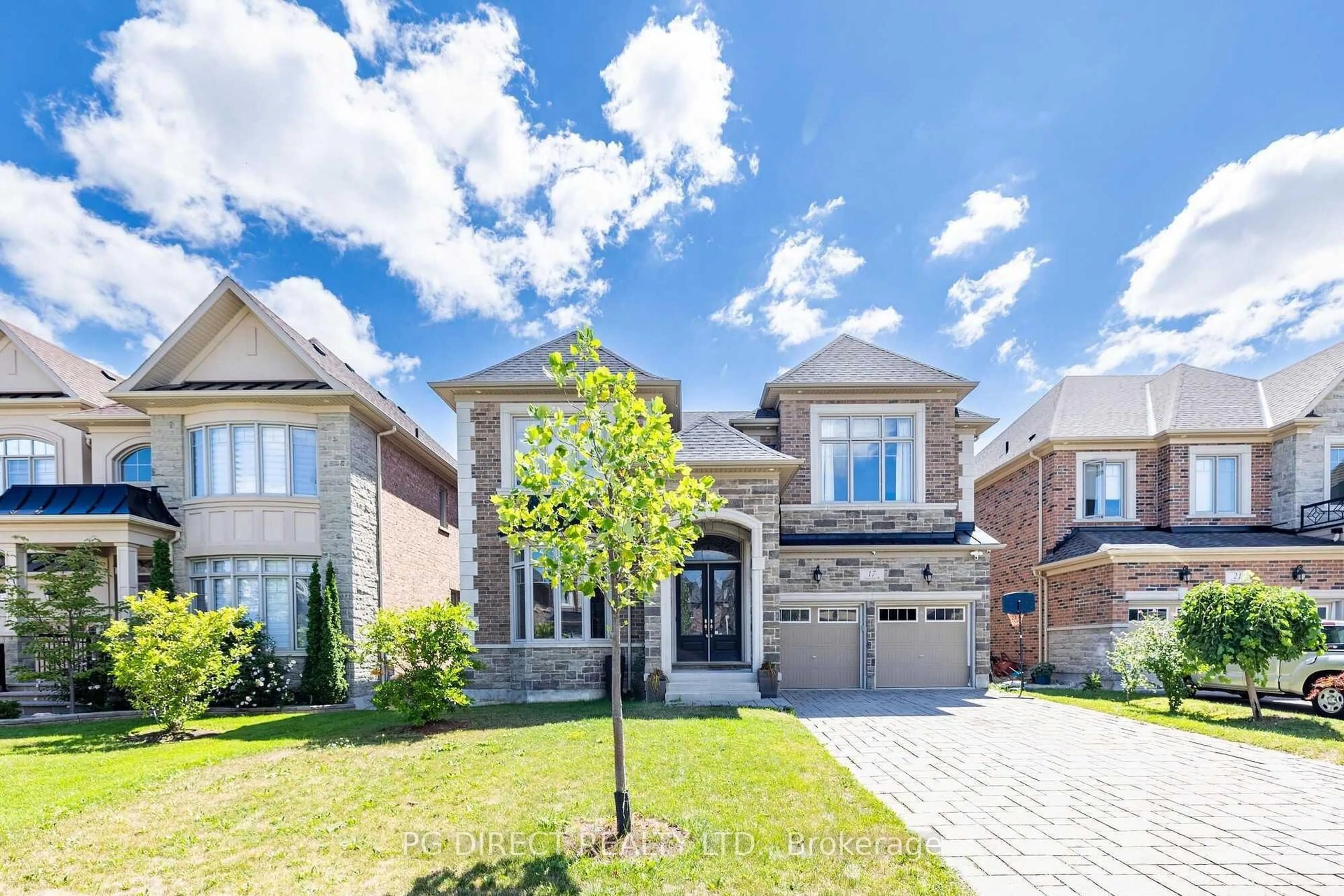 Home with brick exterior material, street for 17 Torgan Tr, Vaughan Ontario L4H 3X6
