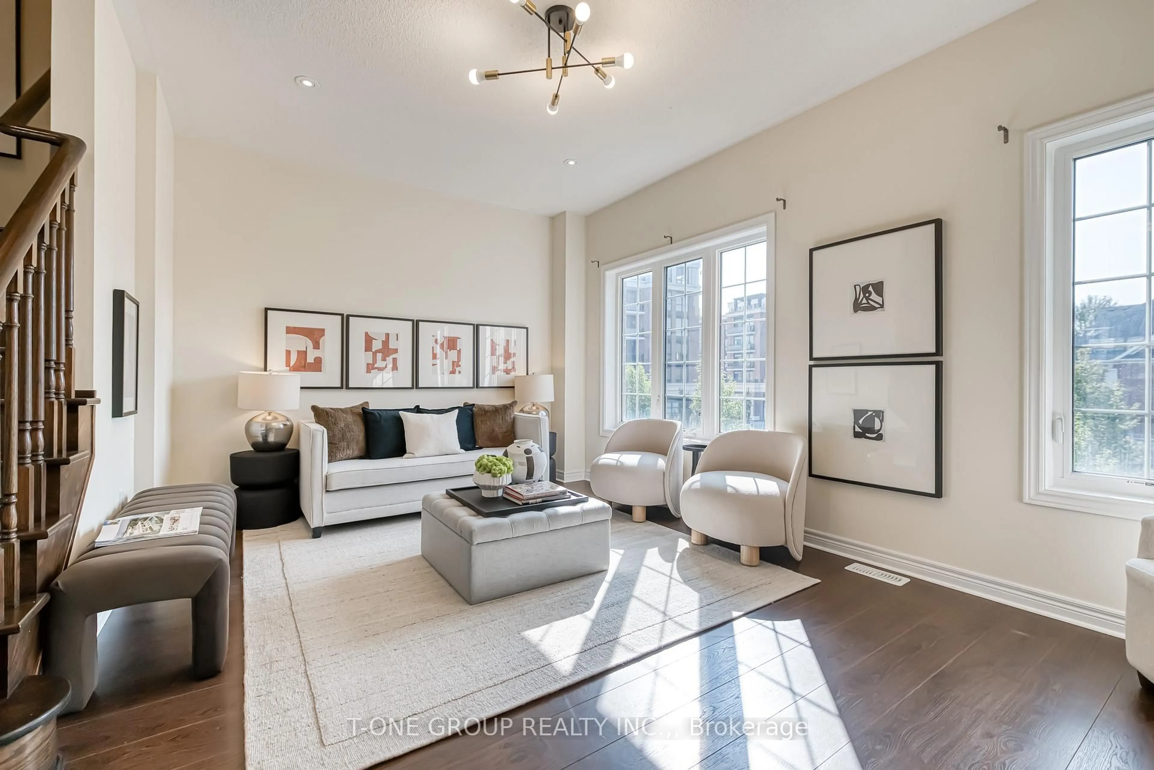 Living room with furniture, unknown for 36 Battista Perri Dr, Markham Ontario L6E 0R6