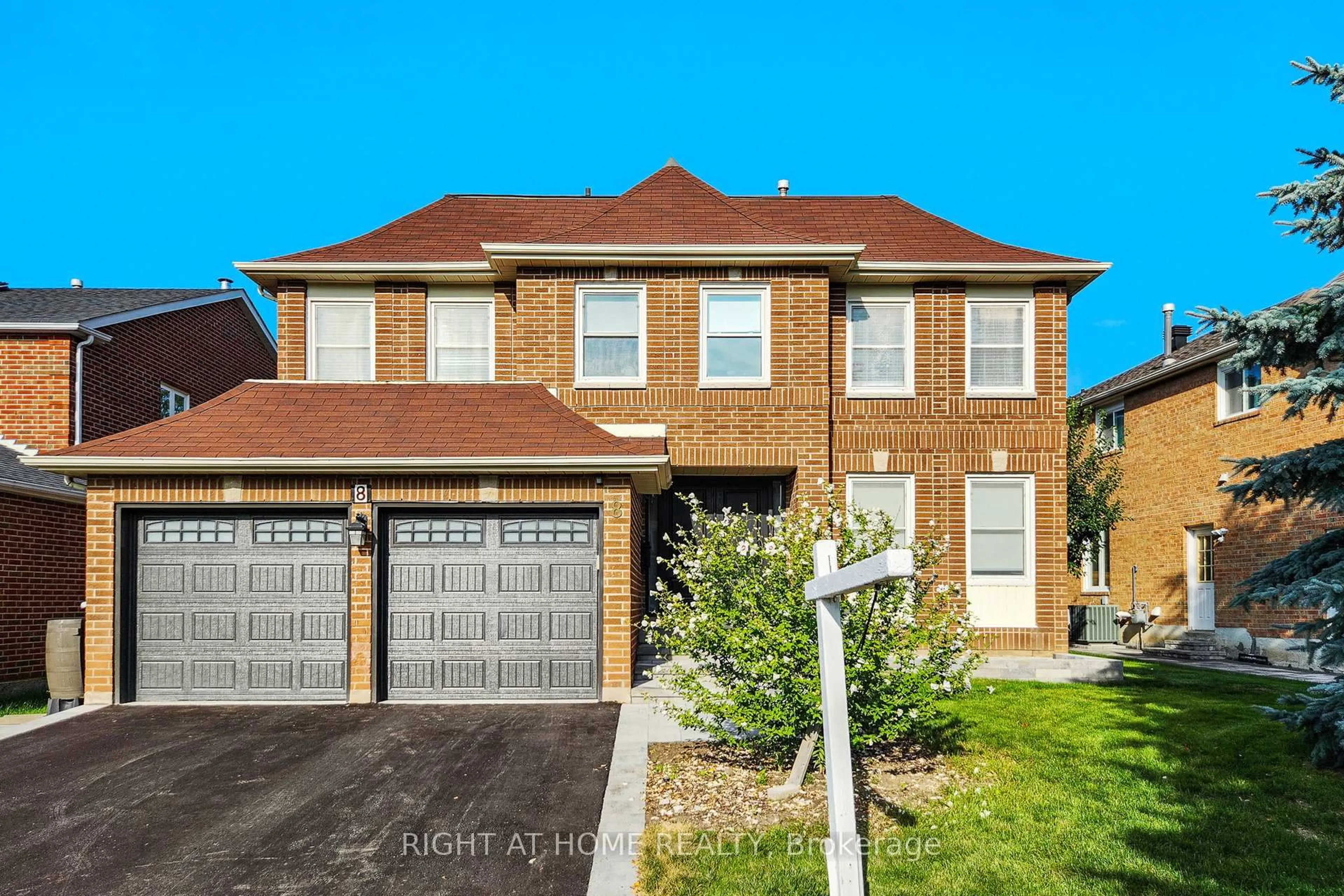 Home with brick exterior material, street for 8 Lockridge Ave, Markham Ontario L3R 7S5
