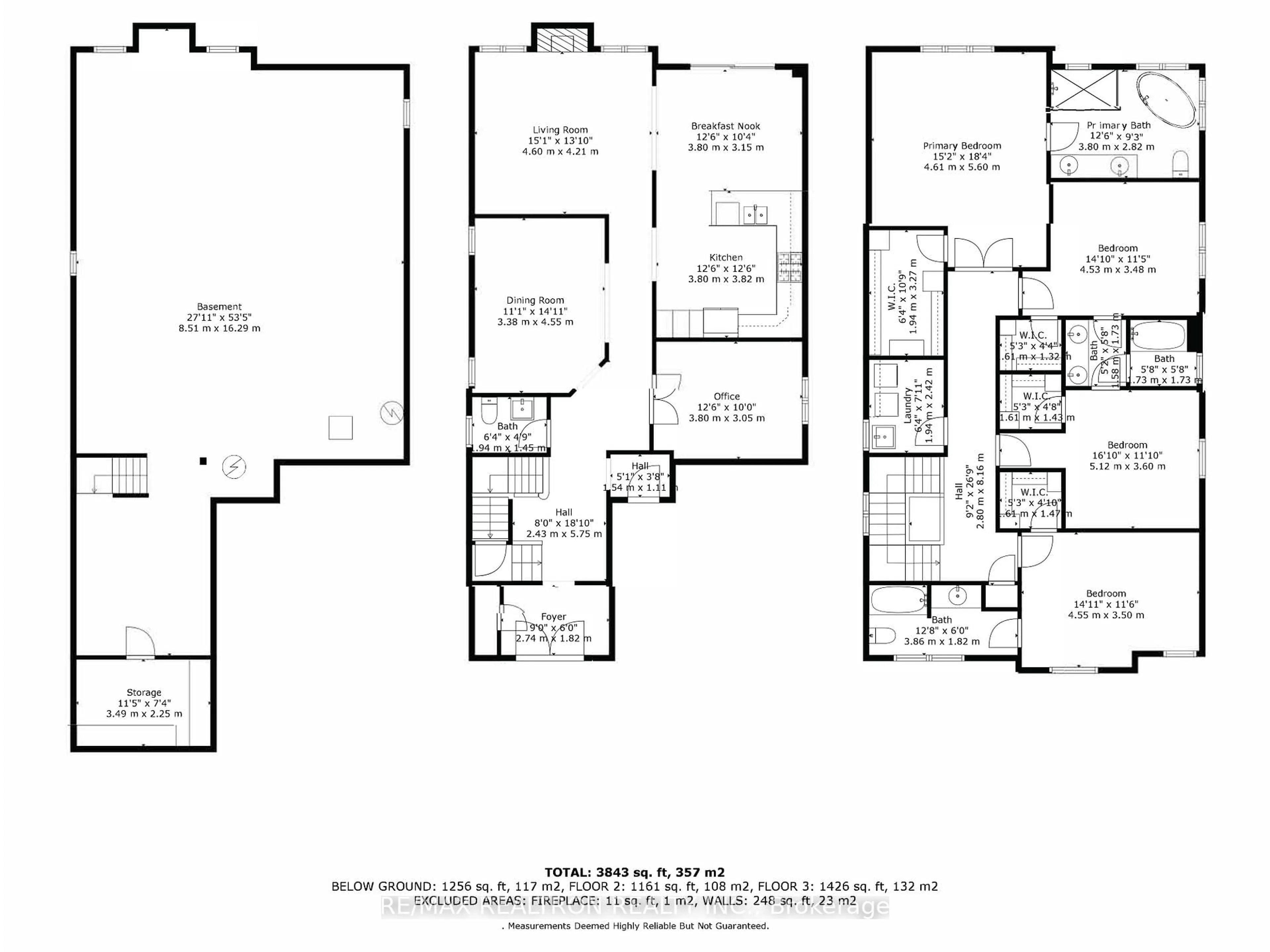 Floor plan for 175 Barrow Ave, Bradford West Gwillimbury Ontario L3Z 2A6