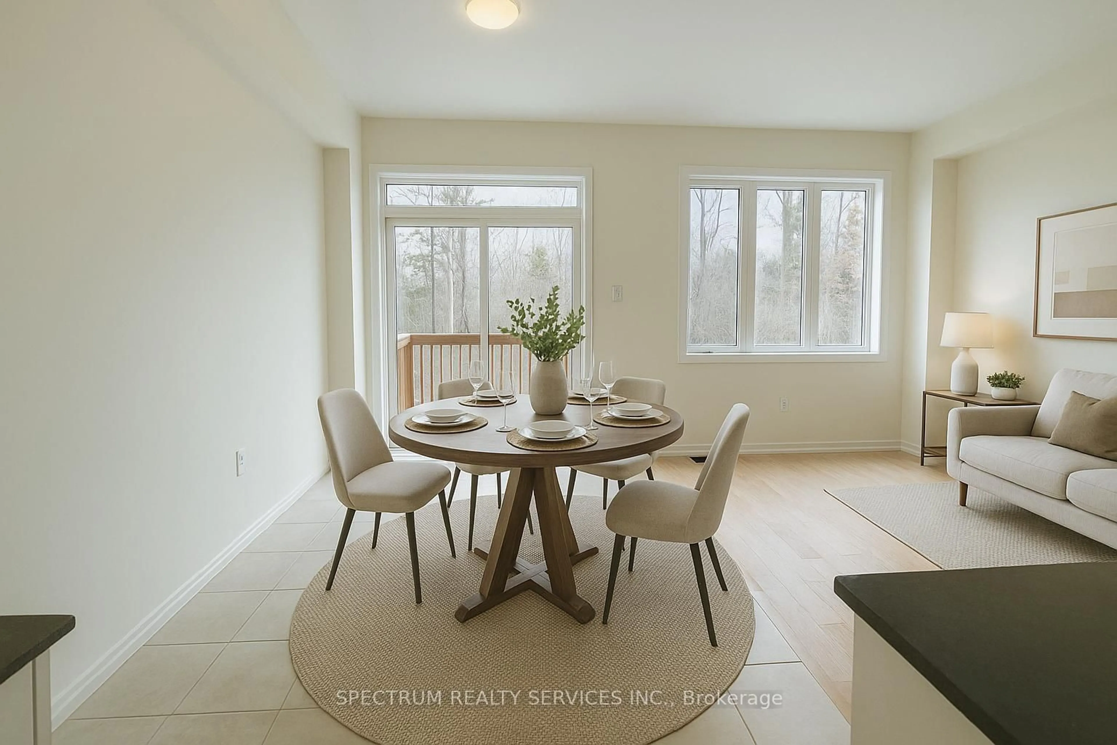 Dining room, ceramic/tile floor for 9 Rumi Crt #BLock 37 Unit 7, Vaughan Ontario L6A 5E5