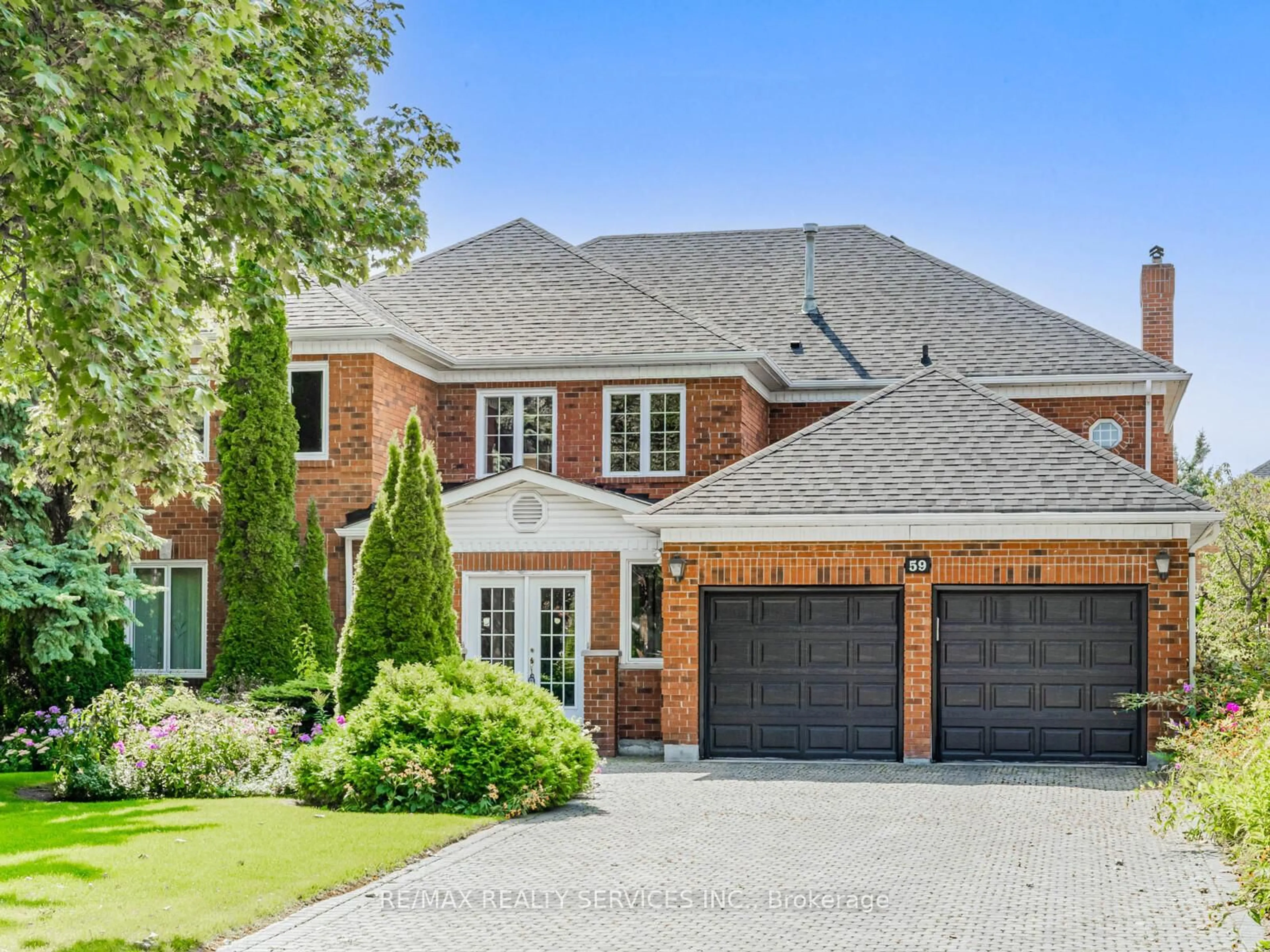 Home with brick exterior material, street for 59 Chadwick Cres, Richmond Hill Ontario L4B 2W1