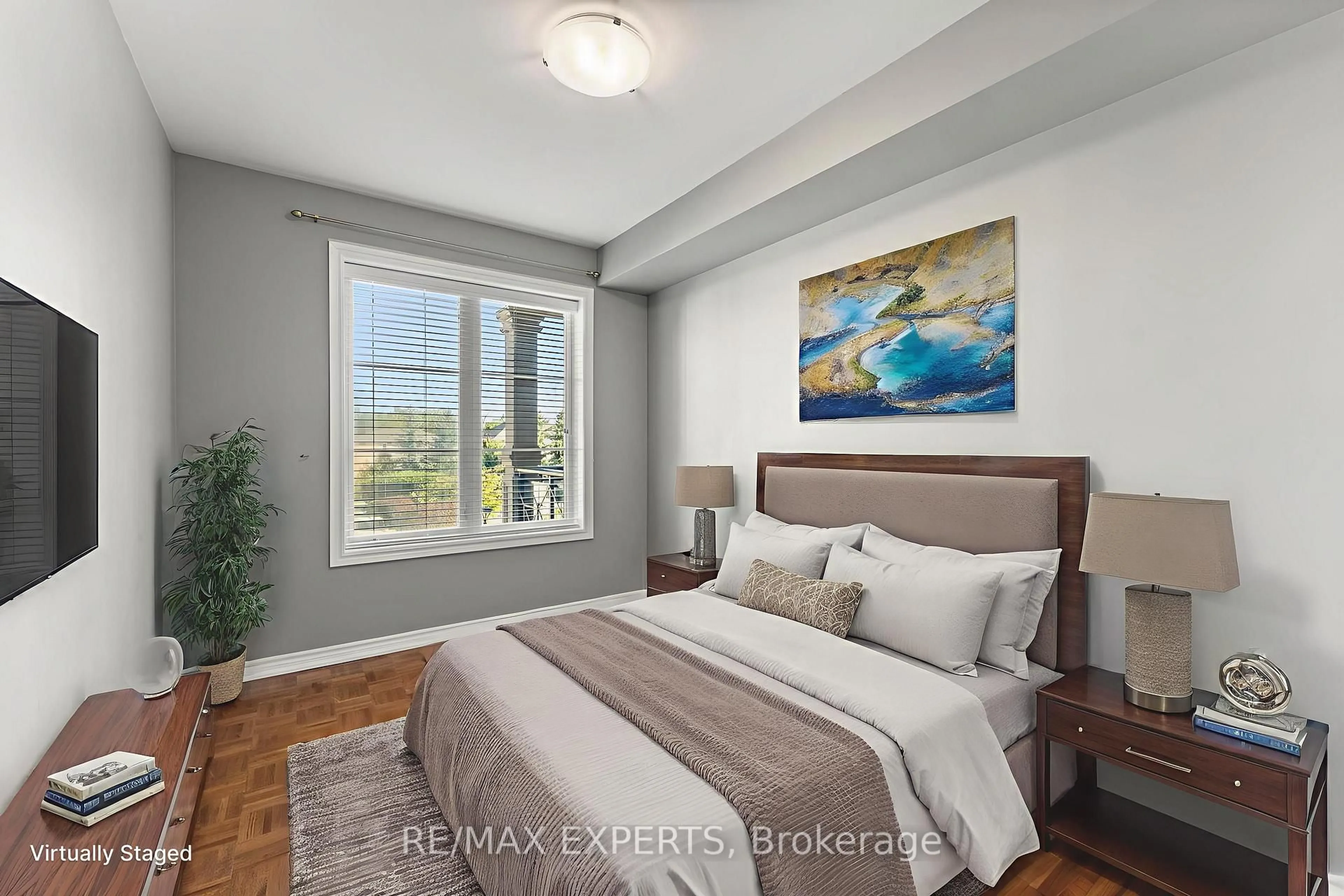 Bedroom with bed, unknown for 9519 Keele St #230, Vaughan Ontario L6A 4A2