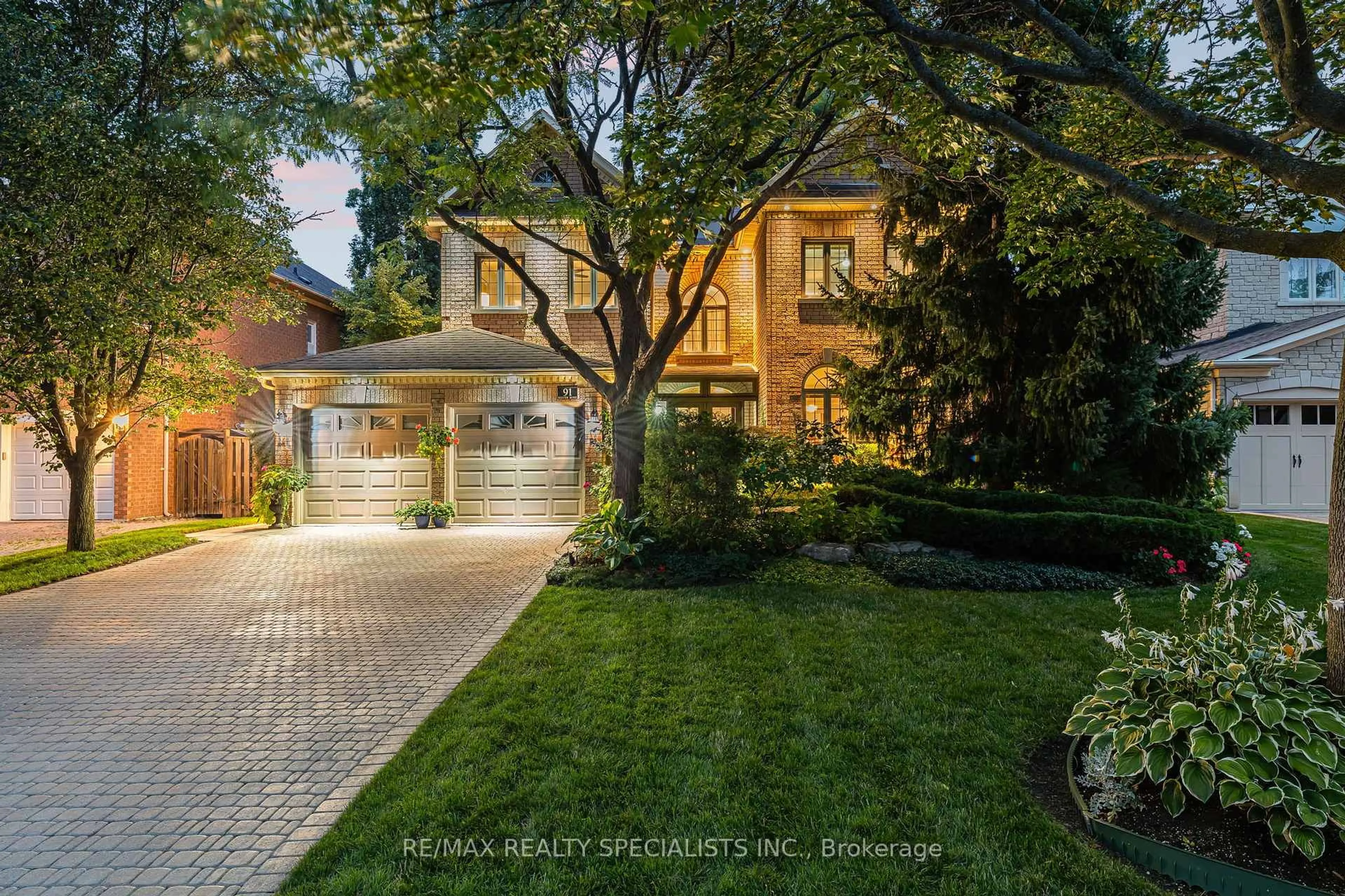 Home with brick exterior material, street for 91 Silver Rose Cres, Markham Ontario L6C 1W6