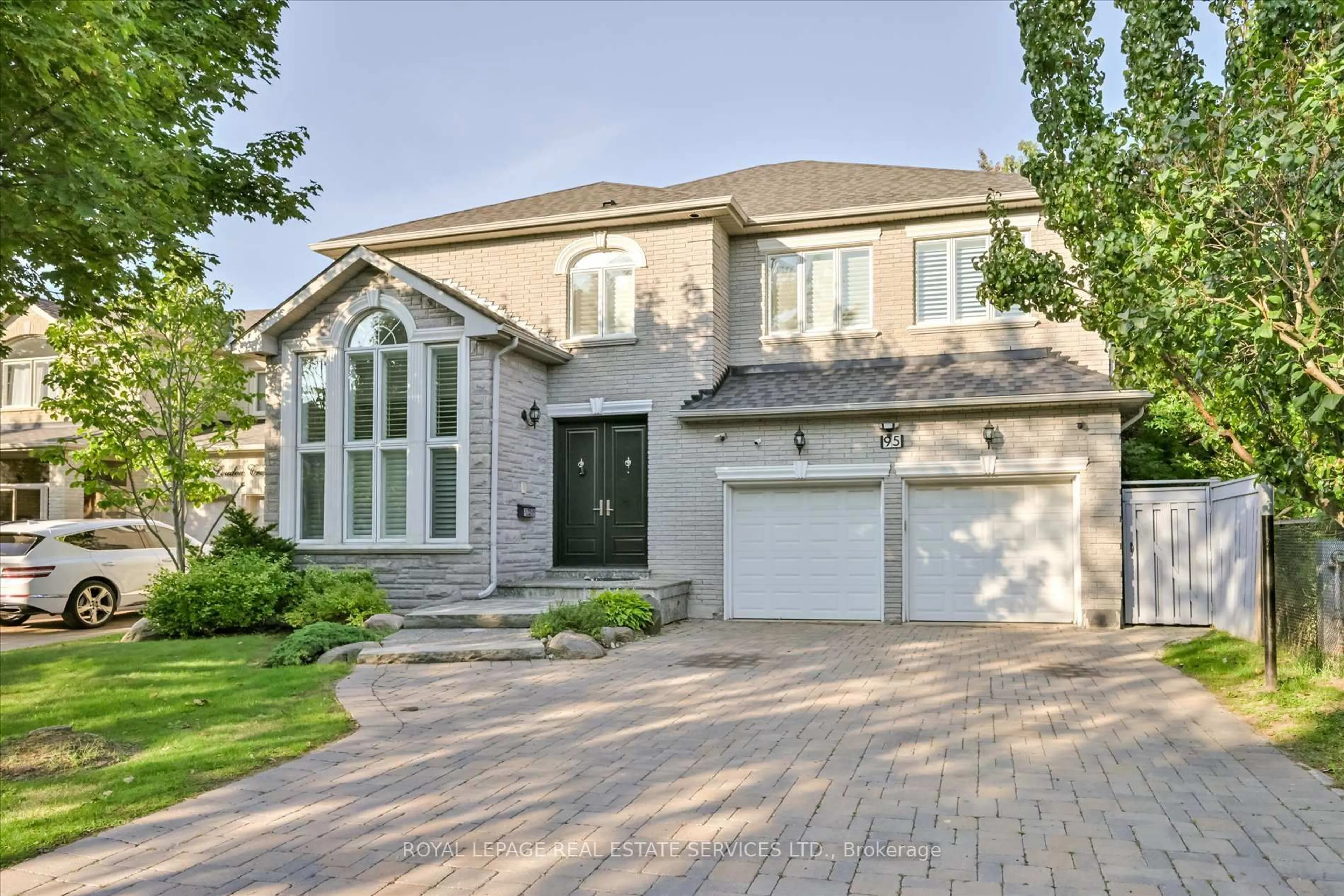 Home with brick exterior material, street for 95 Loudon Cres, Vaughan Ontario L4J 8N4