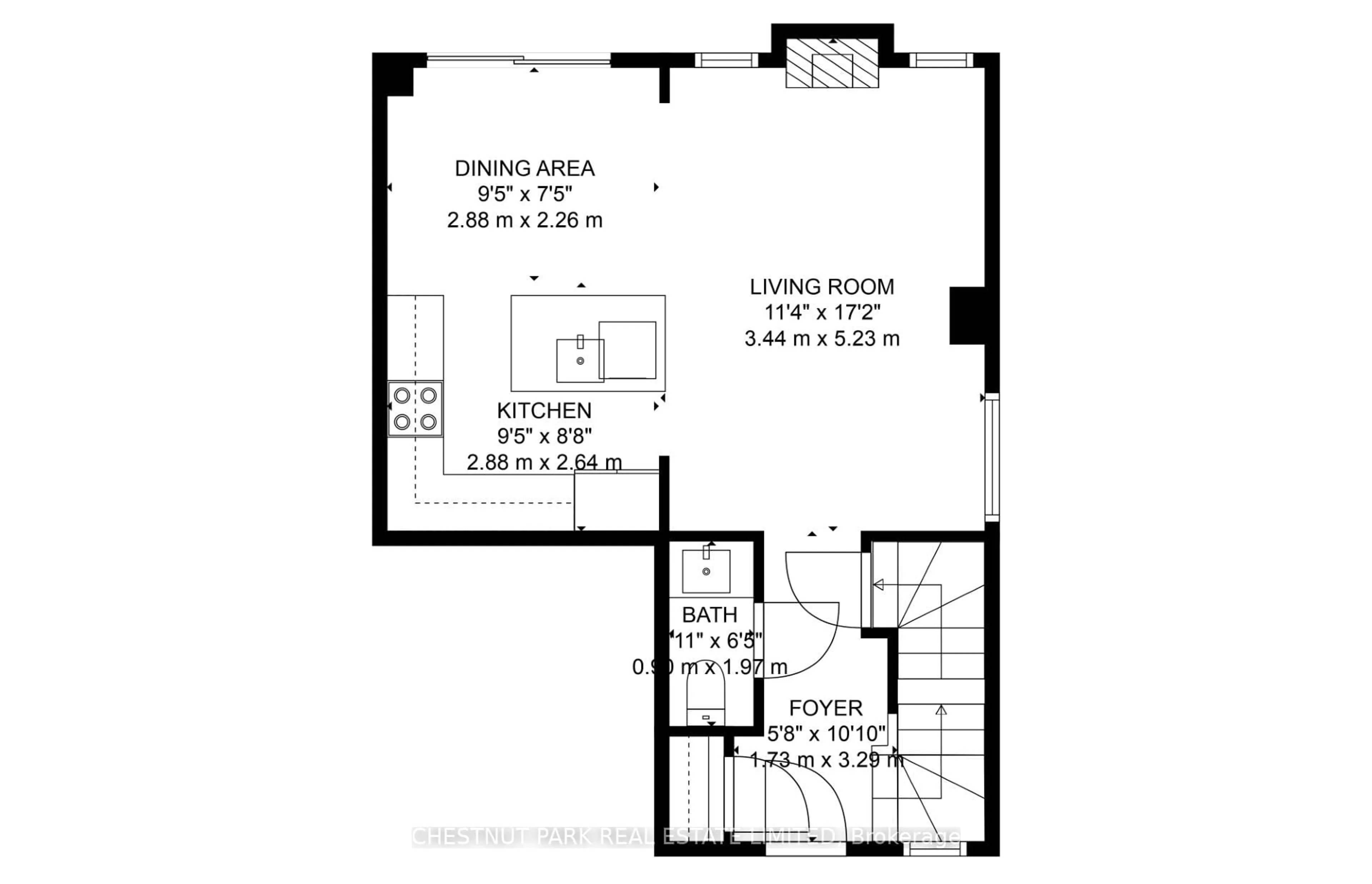 Floor plan for 5 Bolster Lane, Uxbridge Ontario L9P 2A3