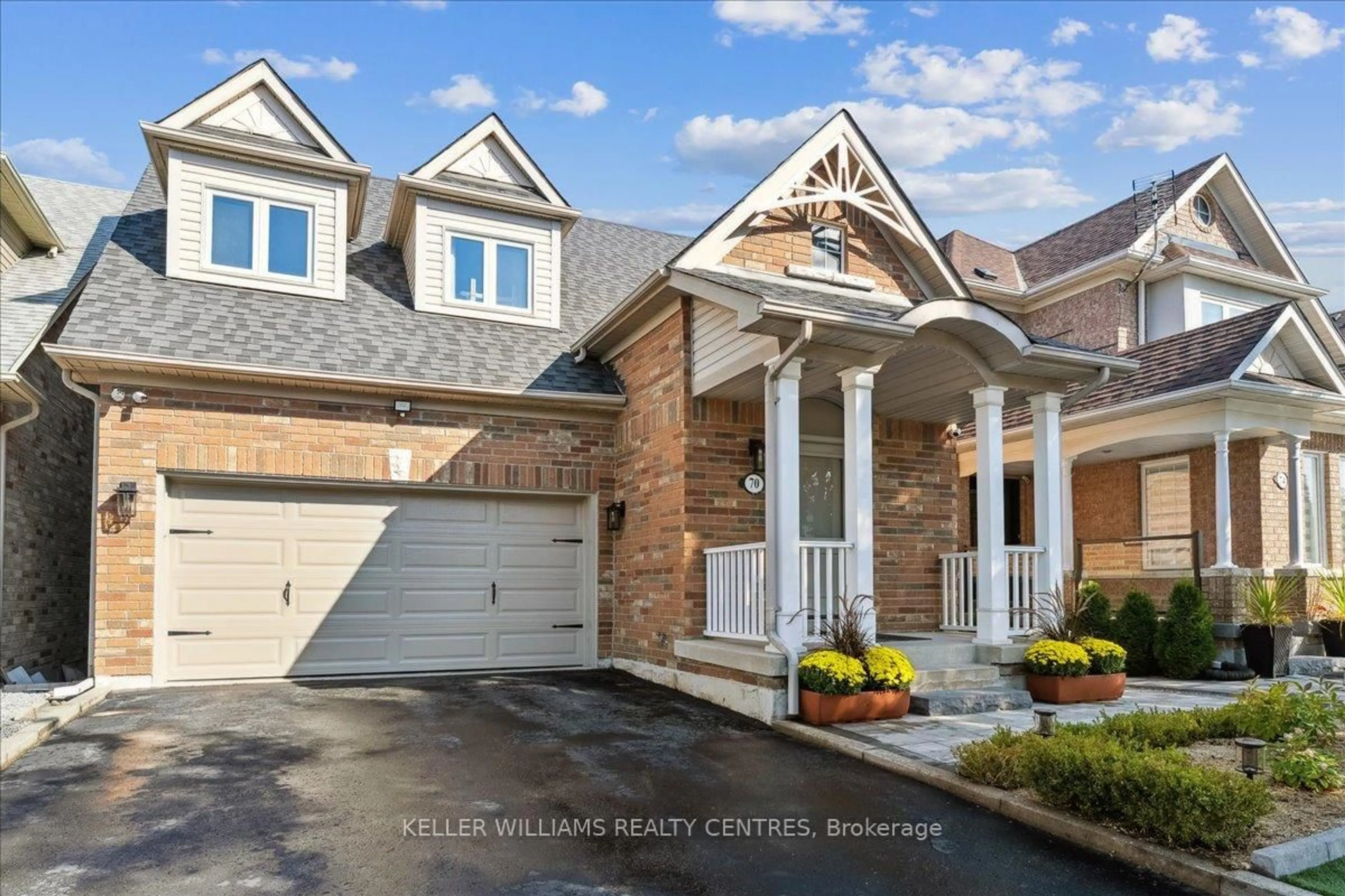 Home with brick exterior material, street for 70 Earl Stewart Dr, Aurora Ontario L4G 7P4