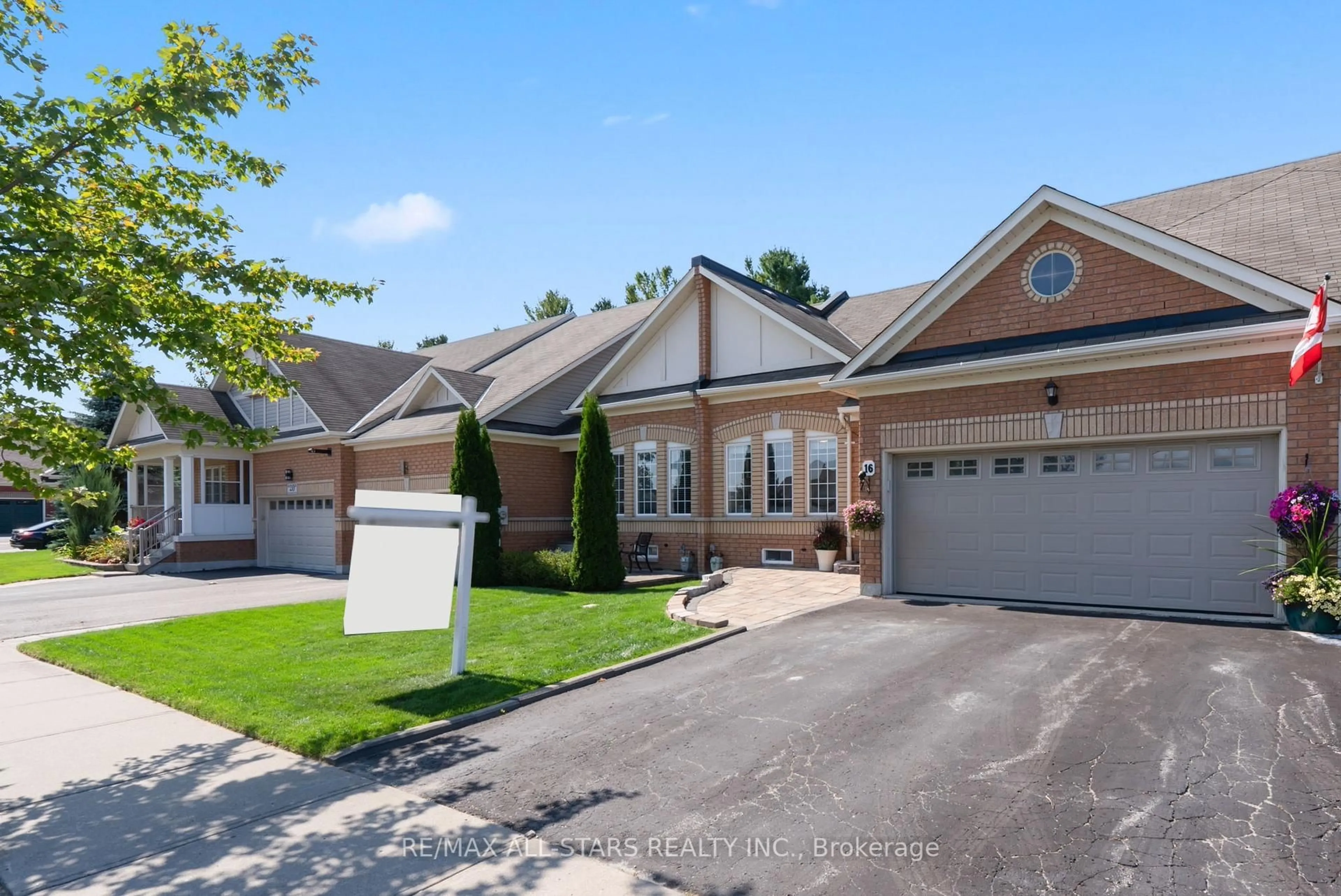 Home with brick exterior material, street for 16 Norm Goodspeed Dr, Uxbridge Ontario L9P 0A4