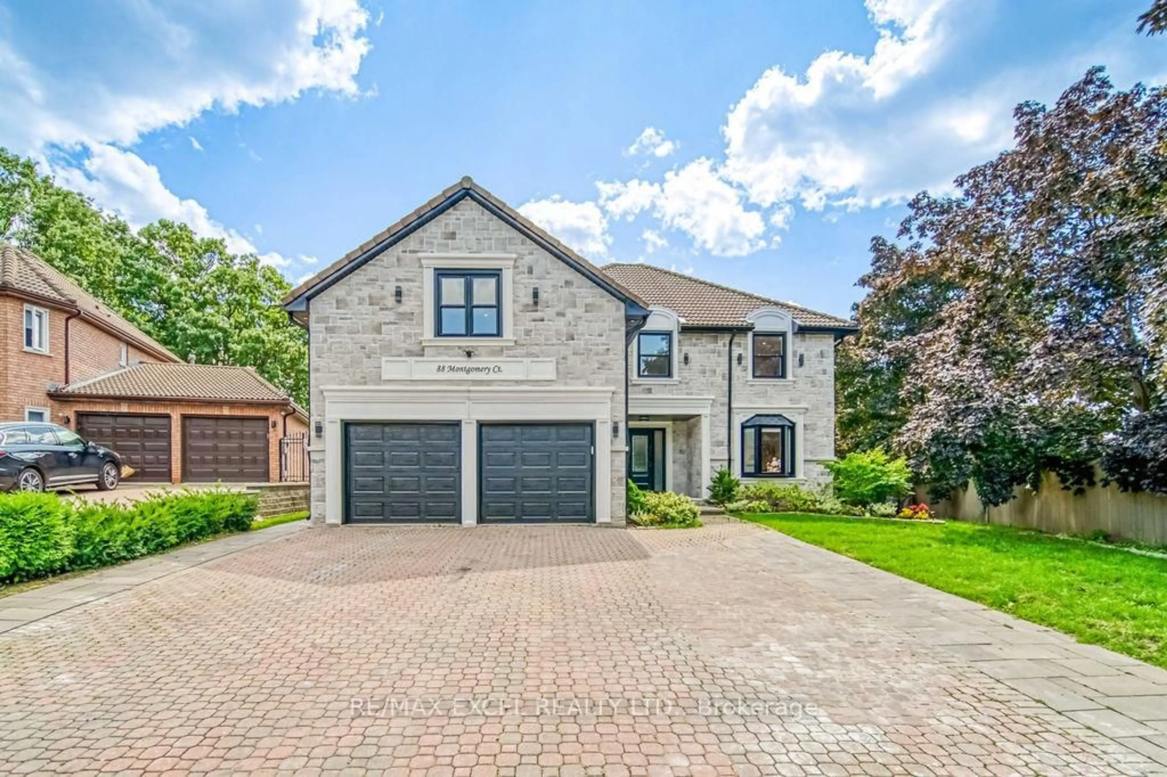 Home with brick exterior material, street for 88 Montgomery Crt, Markham Ontario L3R 0C1