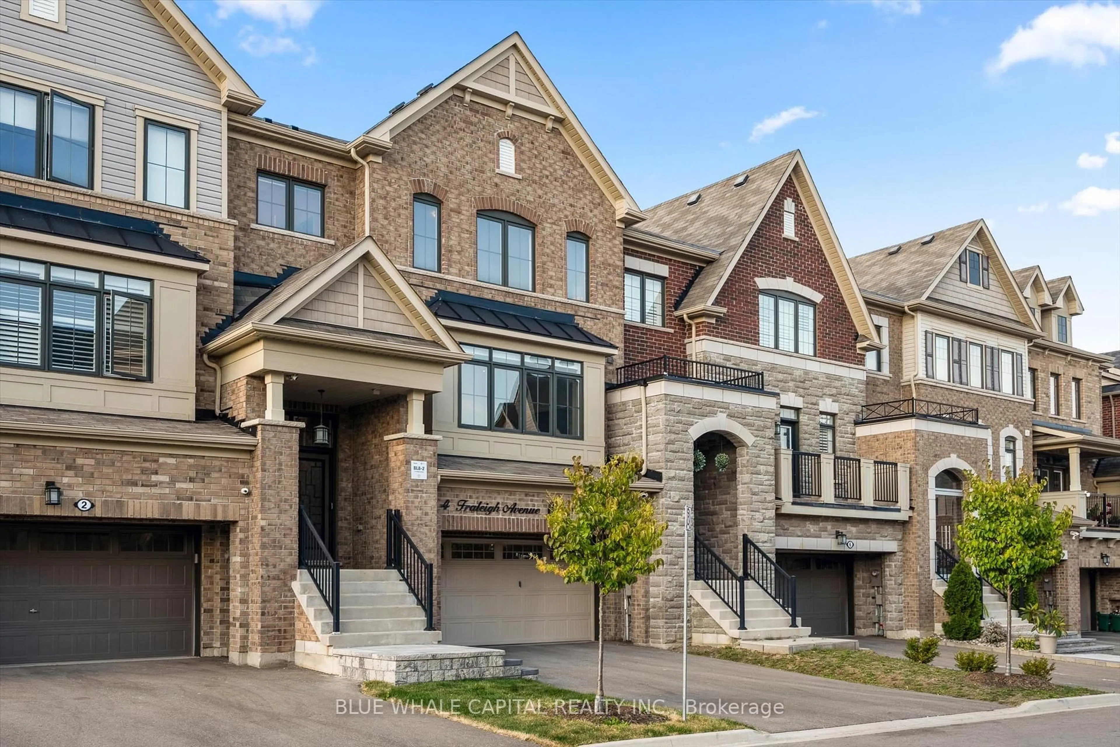 Home with brick exterior material, street for 4 Fraleigh Ave, Markham Ontario L6C 0Y9