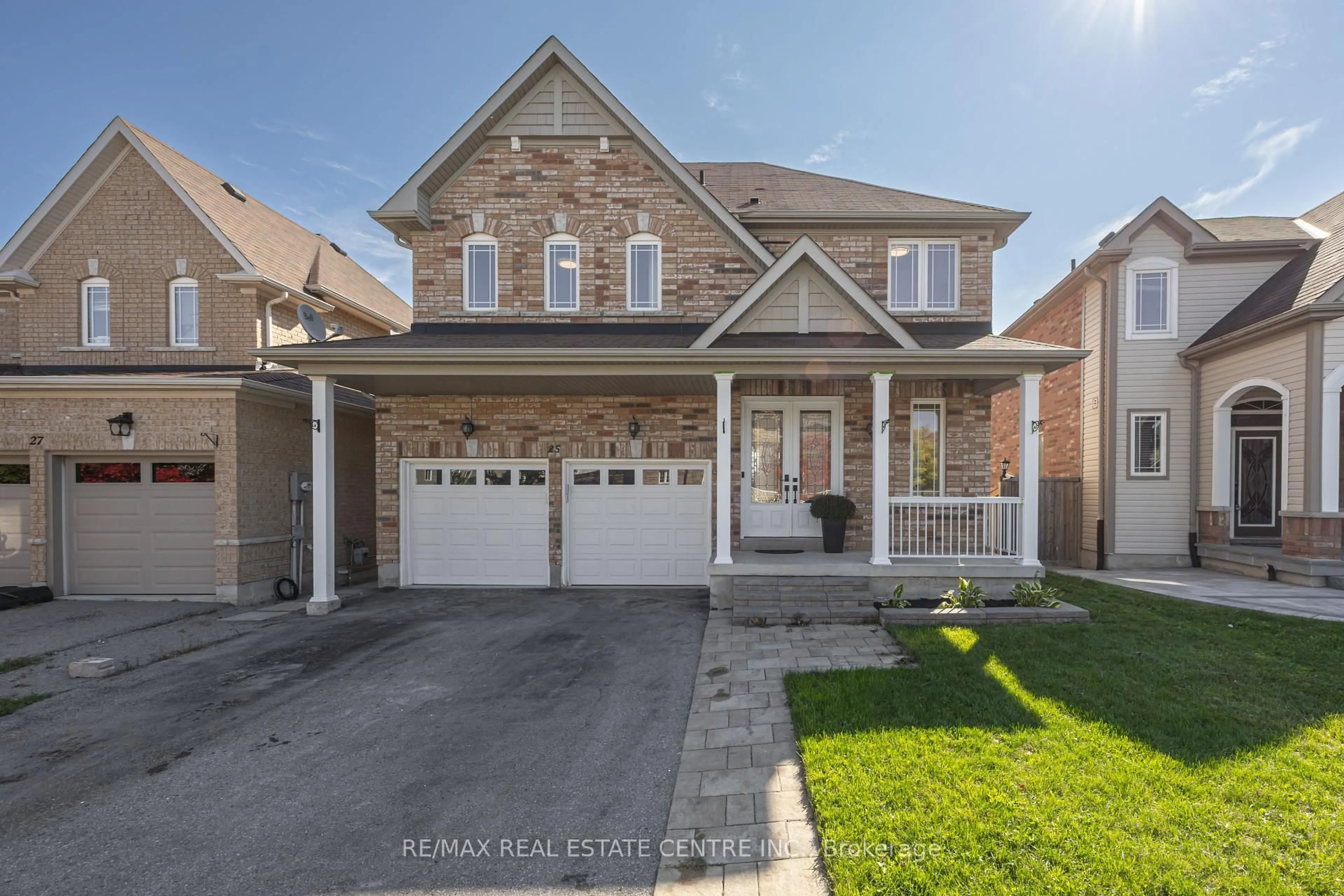 Home with brick exterior material, street for 25 Bache Ave, Georgina Ontario L4P 0C7