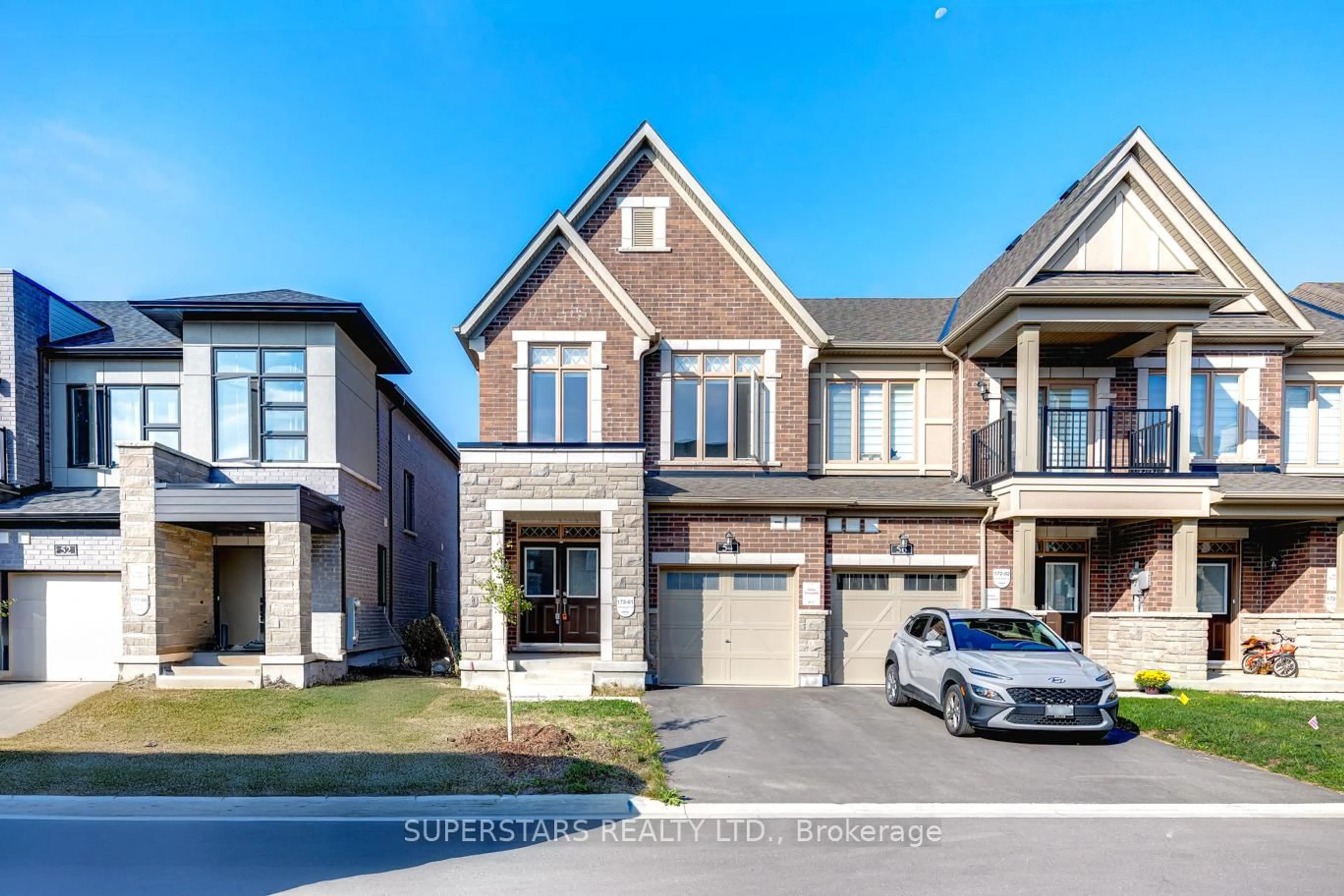 Home with brick exterior material, street for 54 Harvey Bunker Cres, Markham Ontario L6C 3K4