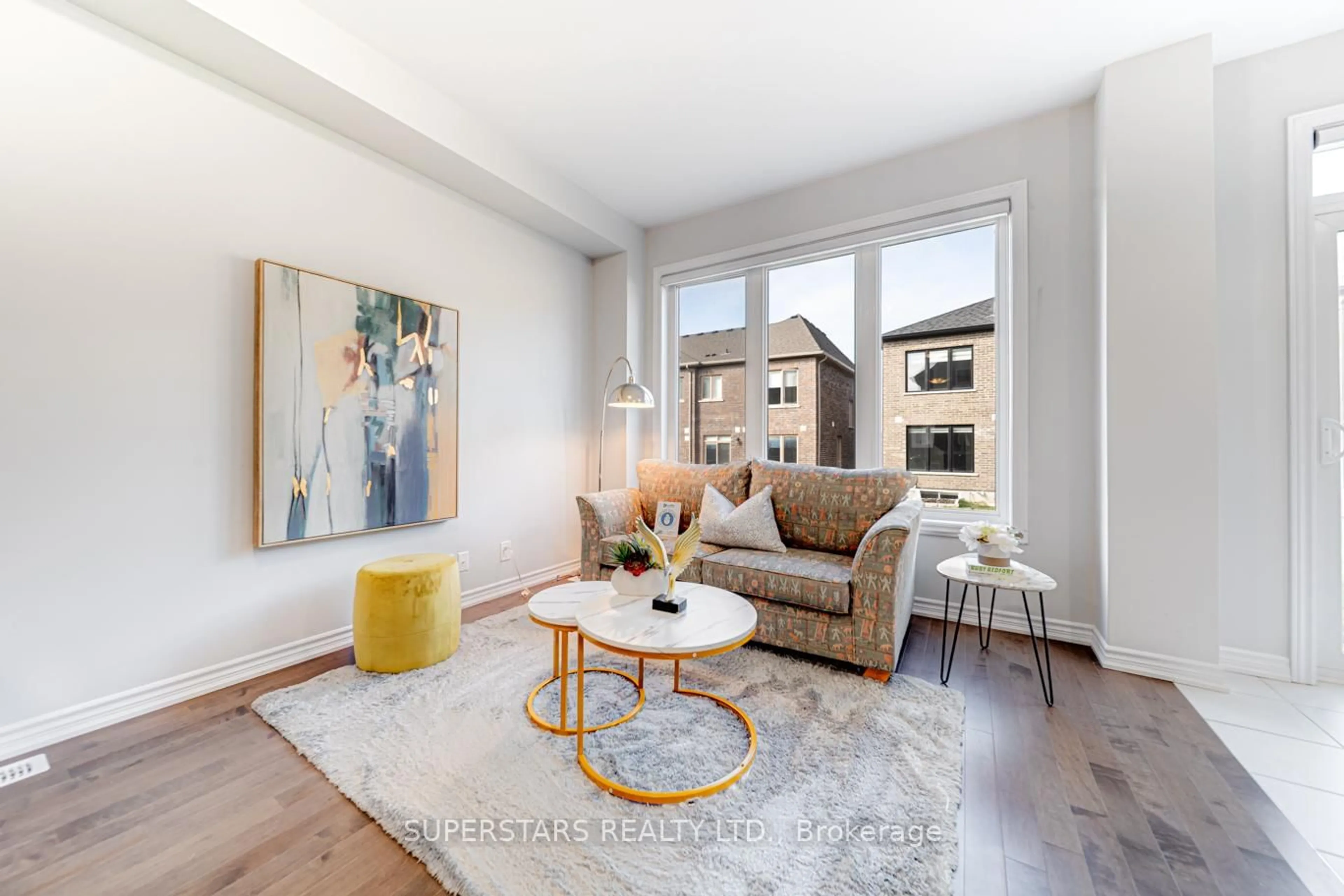 Living room with furniture, unknown for 54 Harvey Bunker Cres, Markham Ontario L6C 3K4