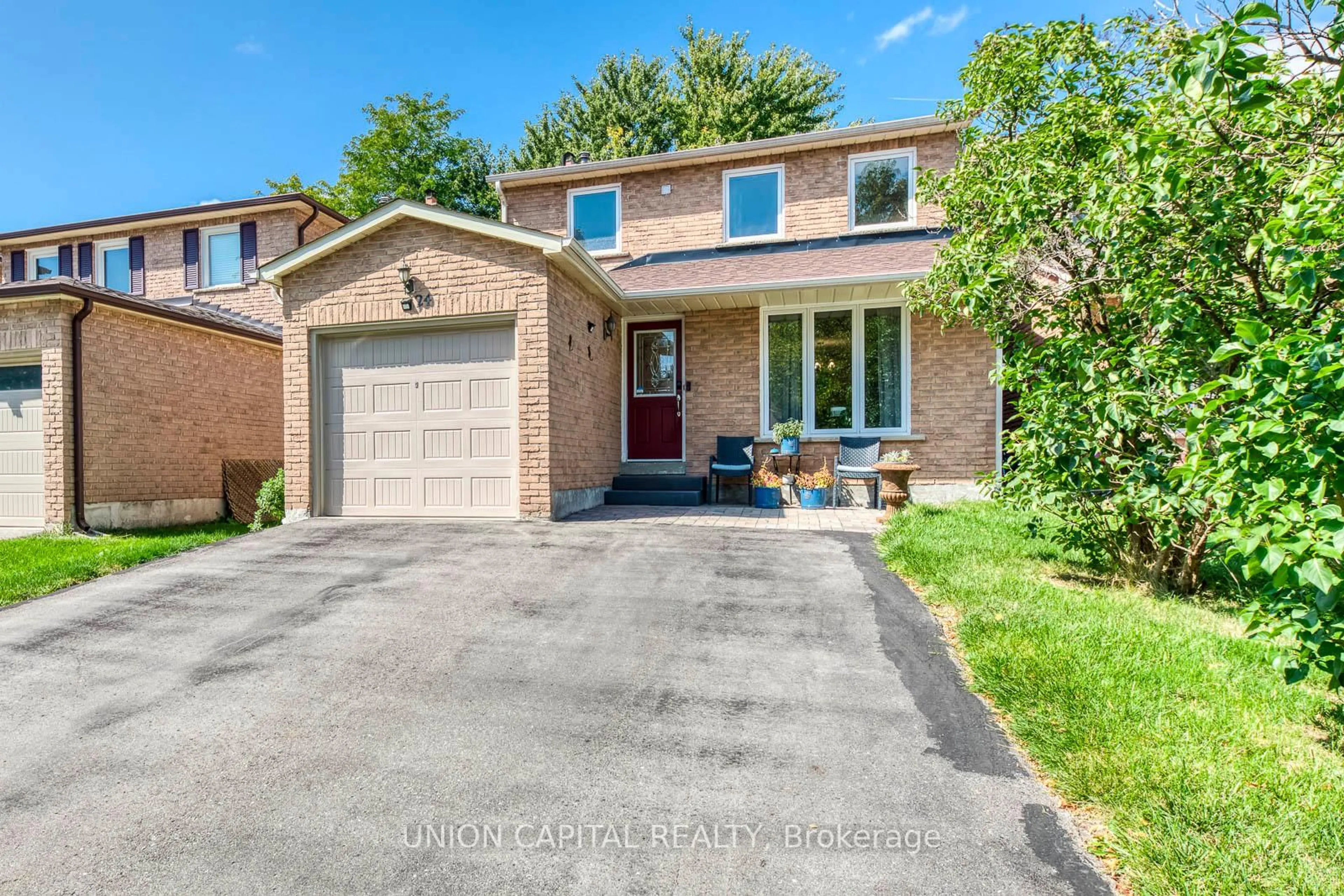 Home with brick exterior material, street for 24 Vanessa Rd, Markham Ontario L3R 4W3