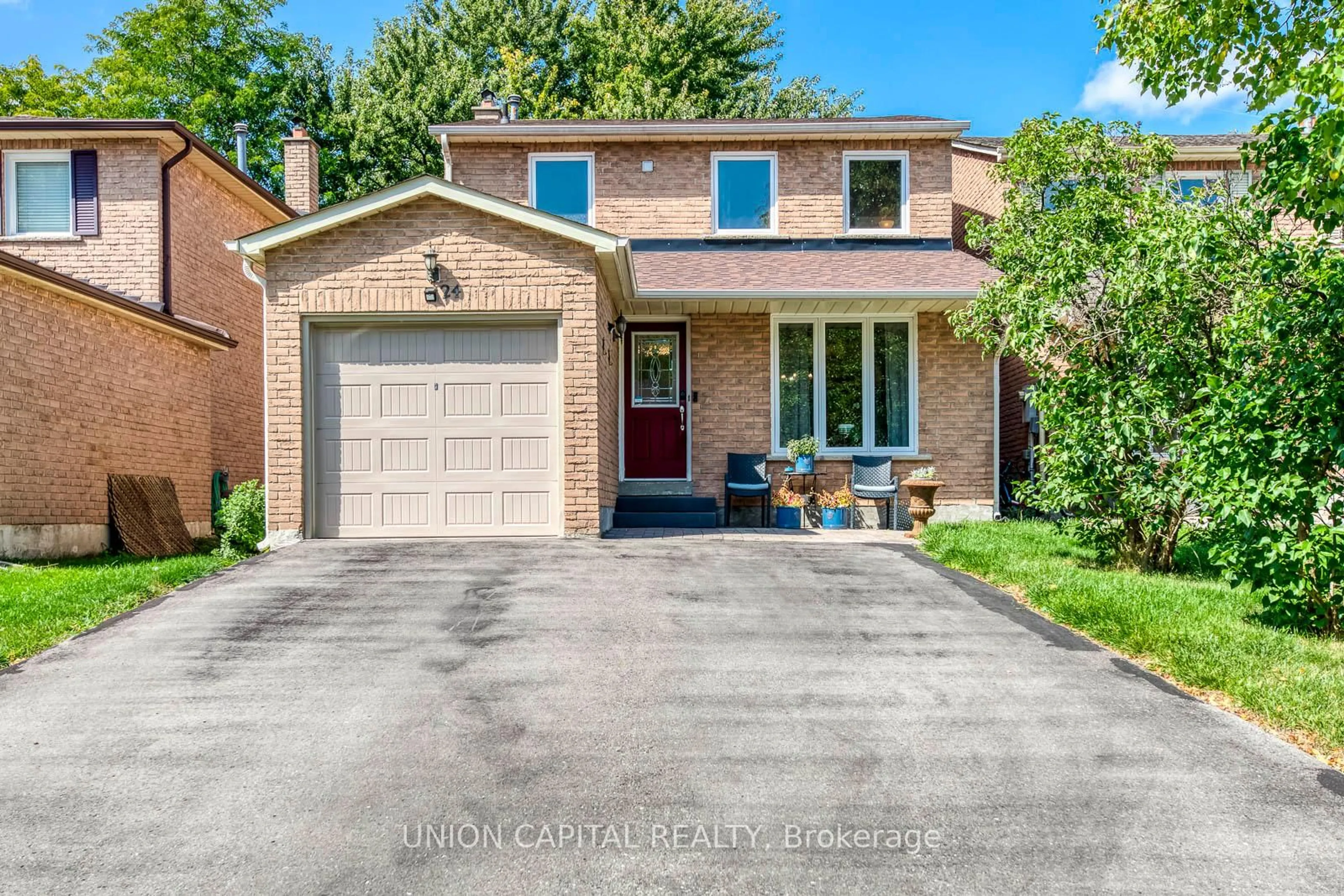 Home with brick exterior material, street for 24 Vanessa Rd, Markham Ontario L3R 4W3