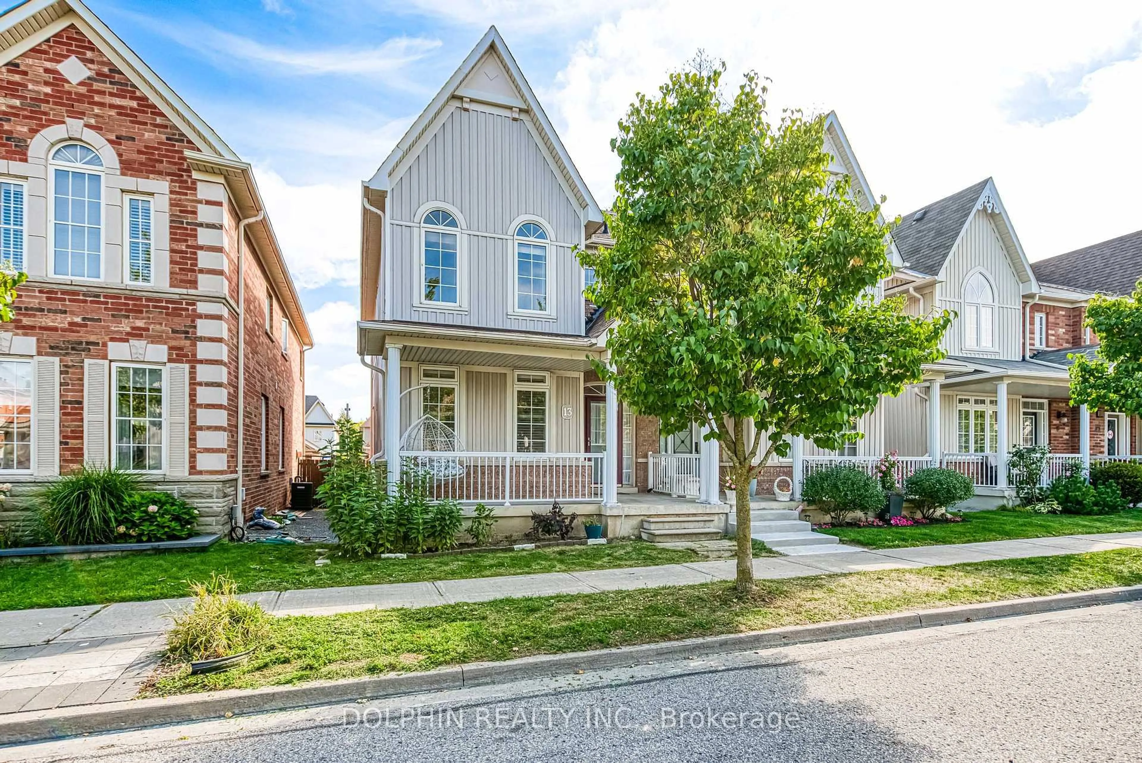 Home with brick exterior material, street for 13 Cardrew St, Markham Ontario L6B 1G1