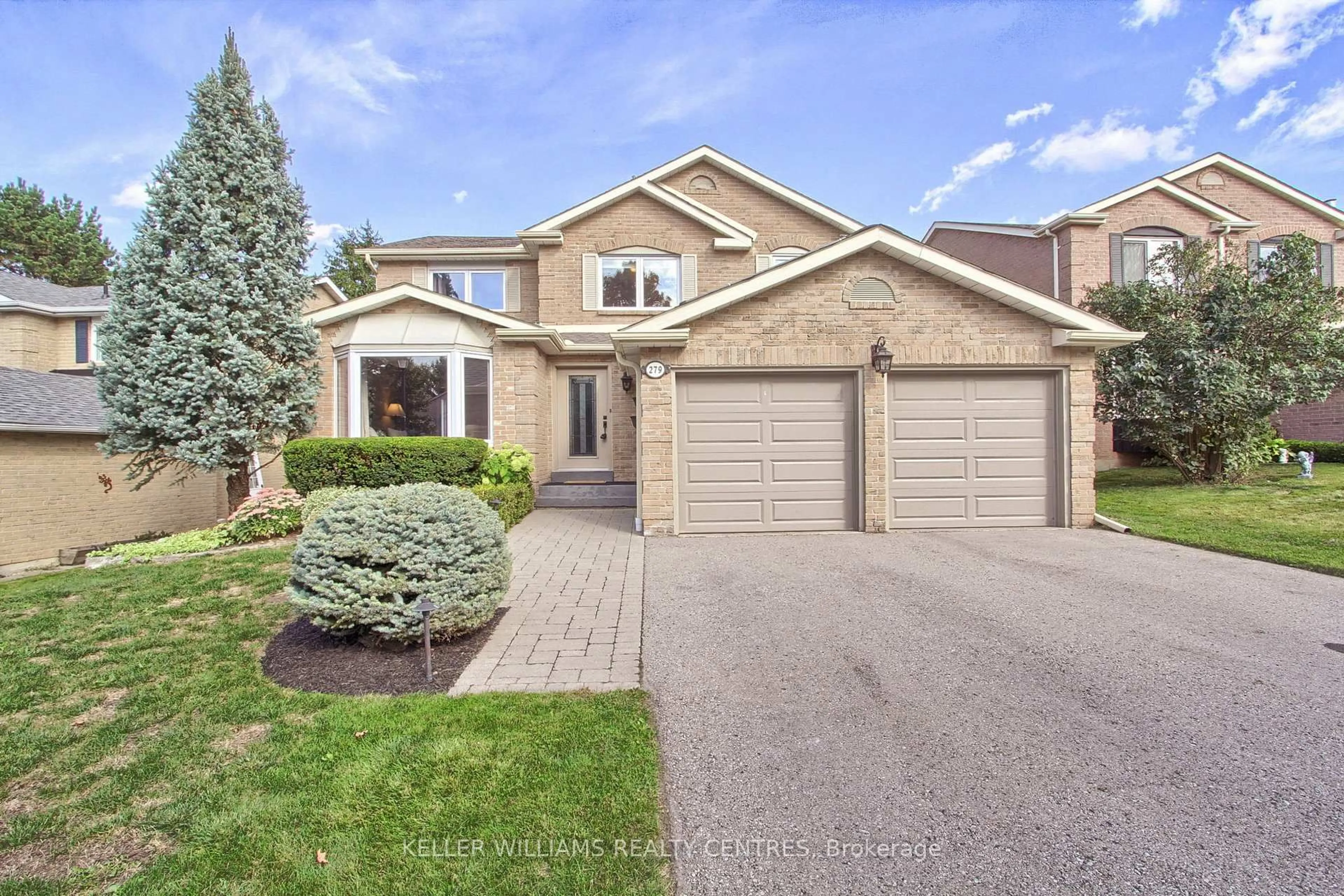 Home with brick exterior material, street for 279 Brimson Dr, Newmarket Ontario L3X 1H8