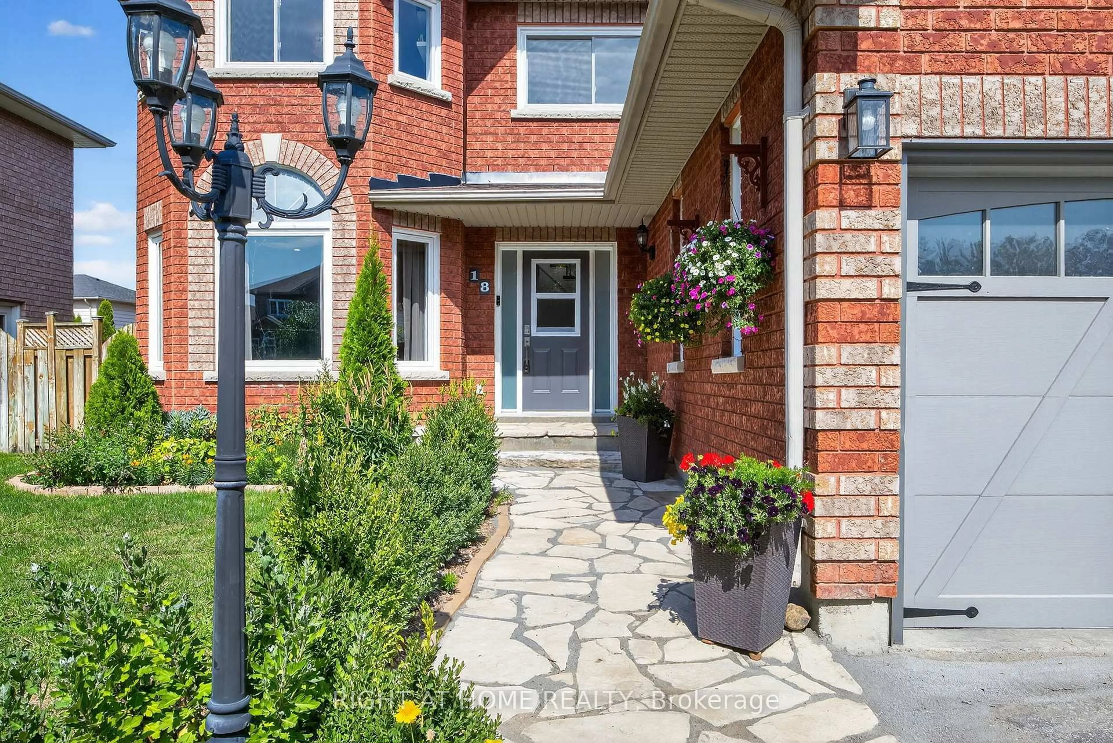 Home with brick exterior material, street for 18 Amberview Dr, Georgina Ontario L4P 3X6