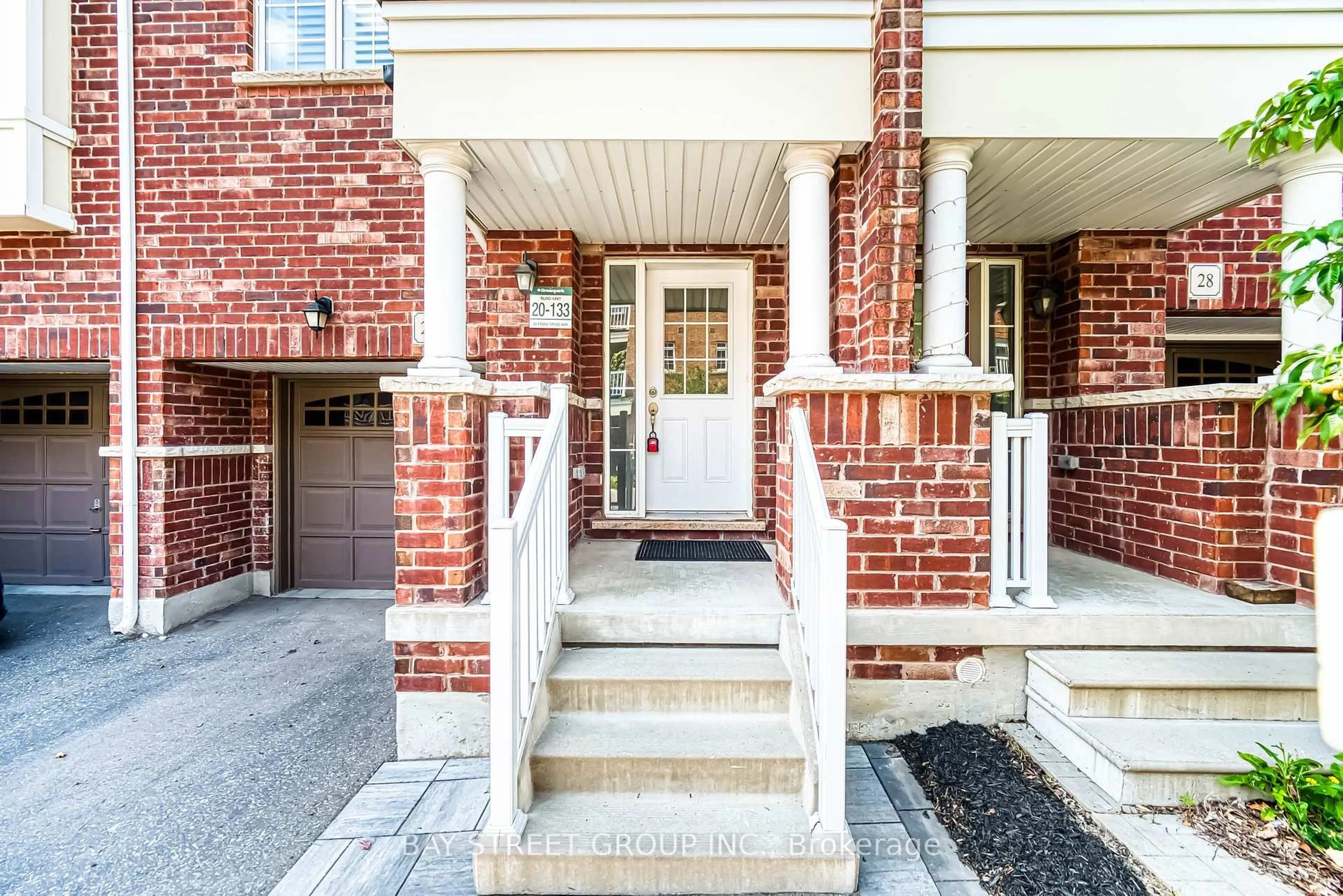 Home with brick exterior material, street for 26 Fanny Grove Way, Markham Ontario L6E 0T6