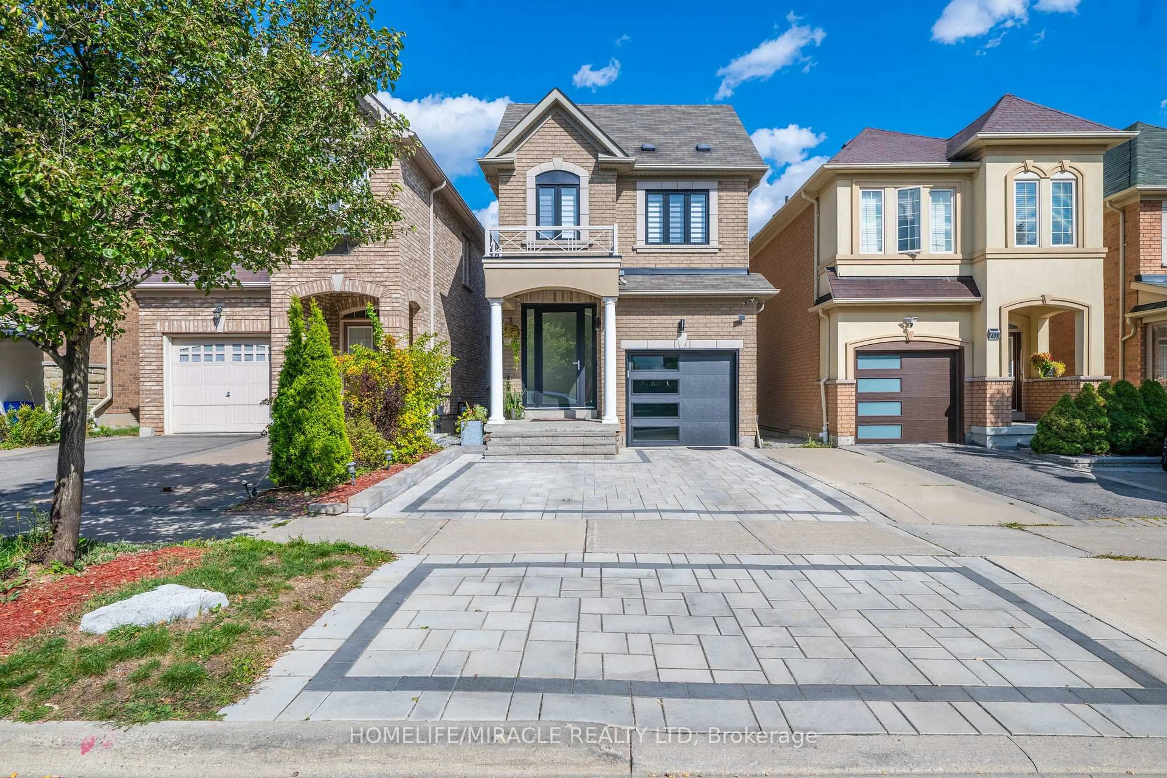 Home with brick exterior material, street for 399 Lady Nadia Dr, Vaughan Ontario L6A 4E8