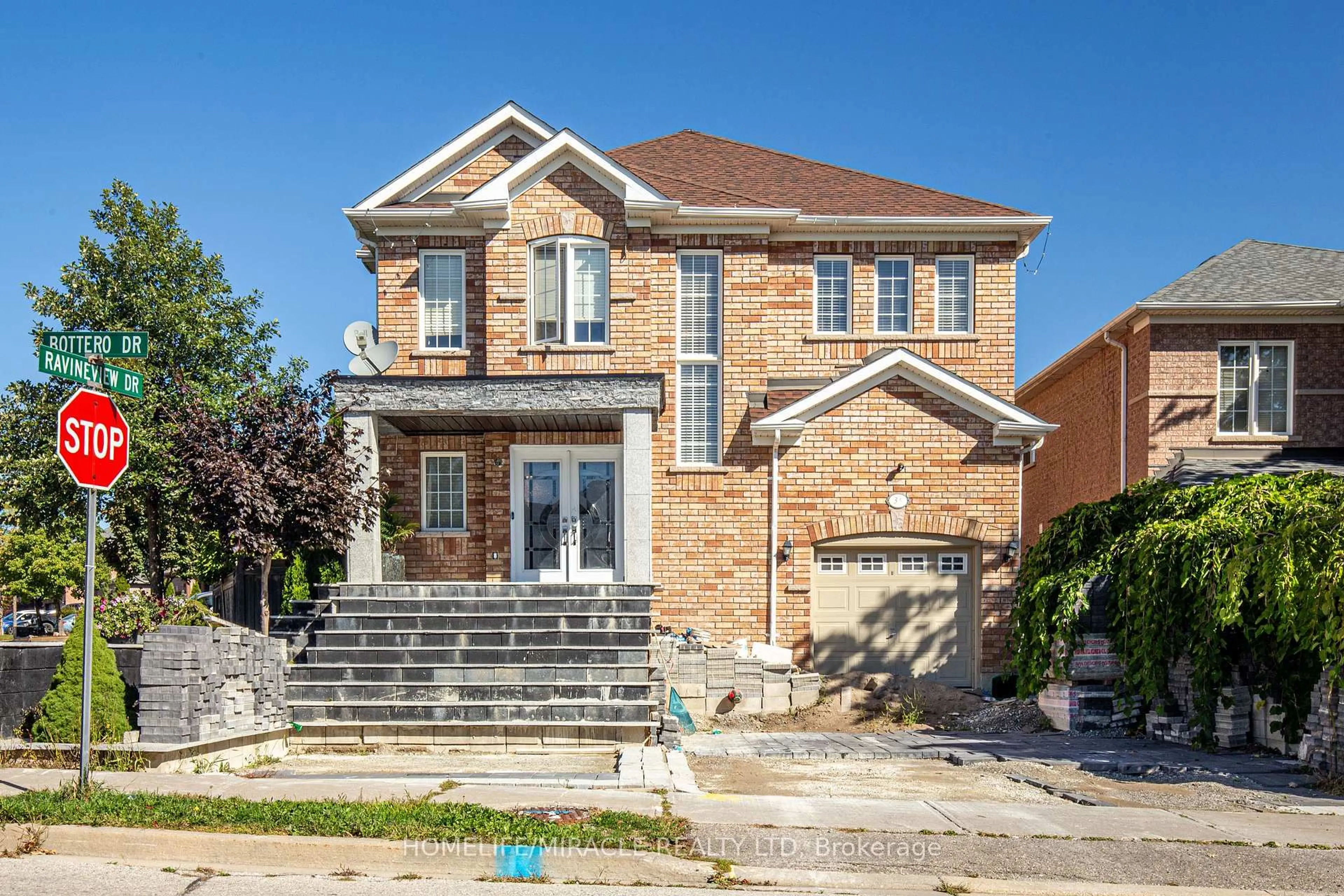 Home with brick exterior material, street for 34 Bottero Dr, Vaughan Ontario L6A 3V2