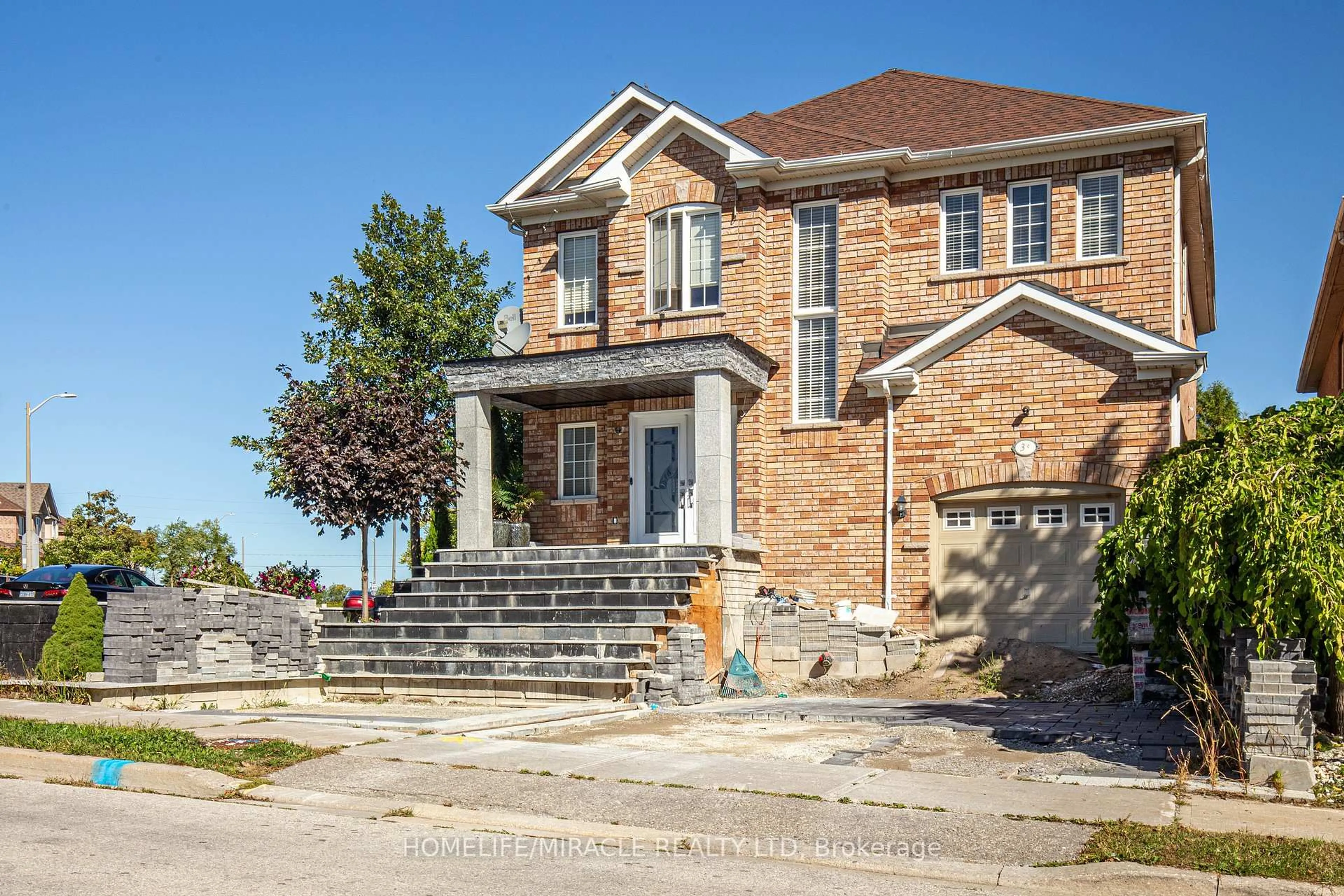 Home with brick exterior material, street for 34 Bottero Dr, Vaughan Ontario L6A 3V2