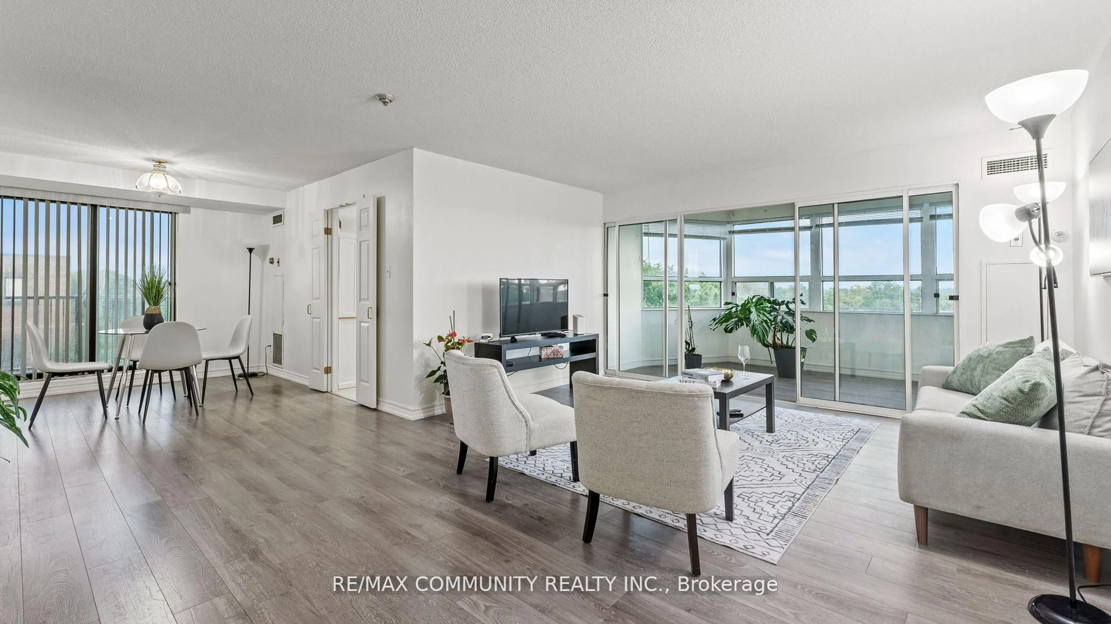 Living room with furniture, unknown for 2 Raymerville Dr #705, Markham Ontario L3P 7N7