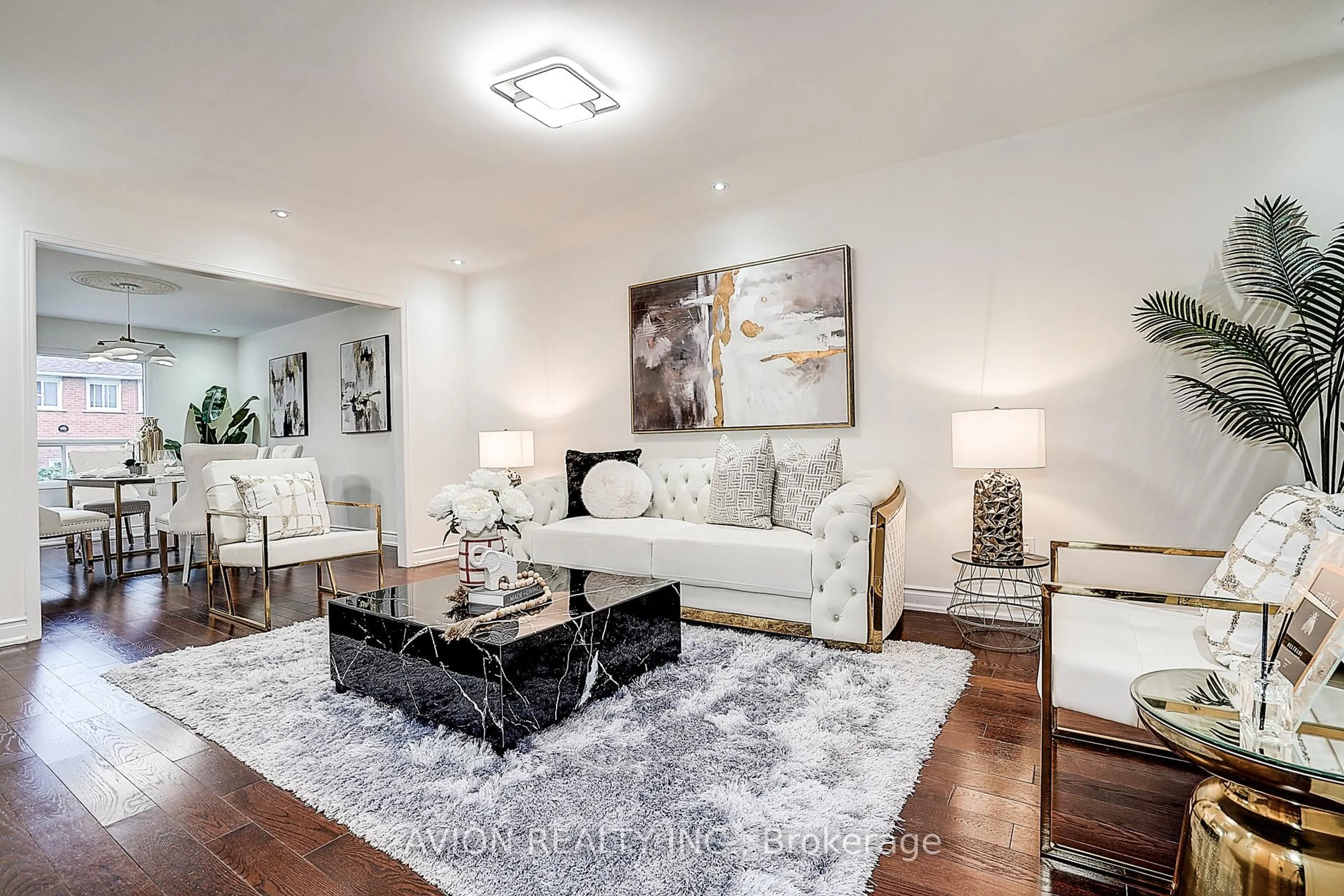 Living room with furniture, unknown for 119 Mary Pearson Dr, Markham Ontario L3S 3E9