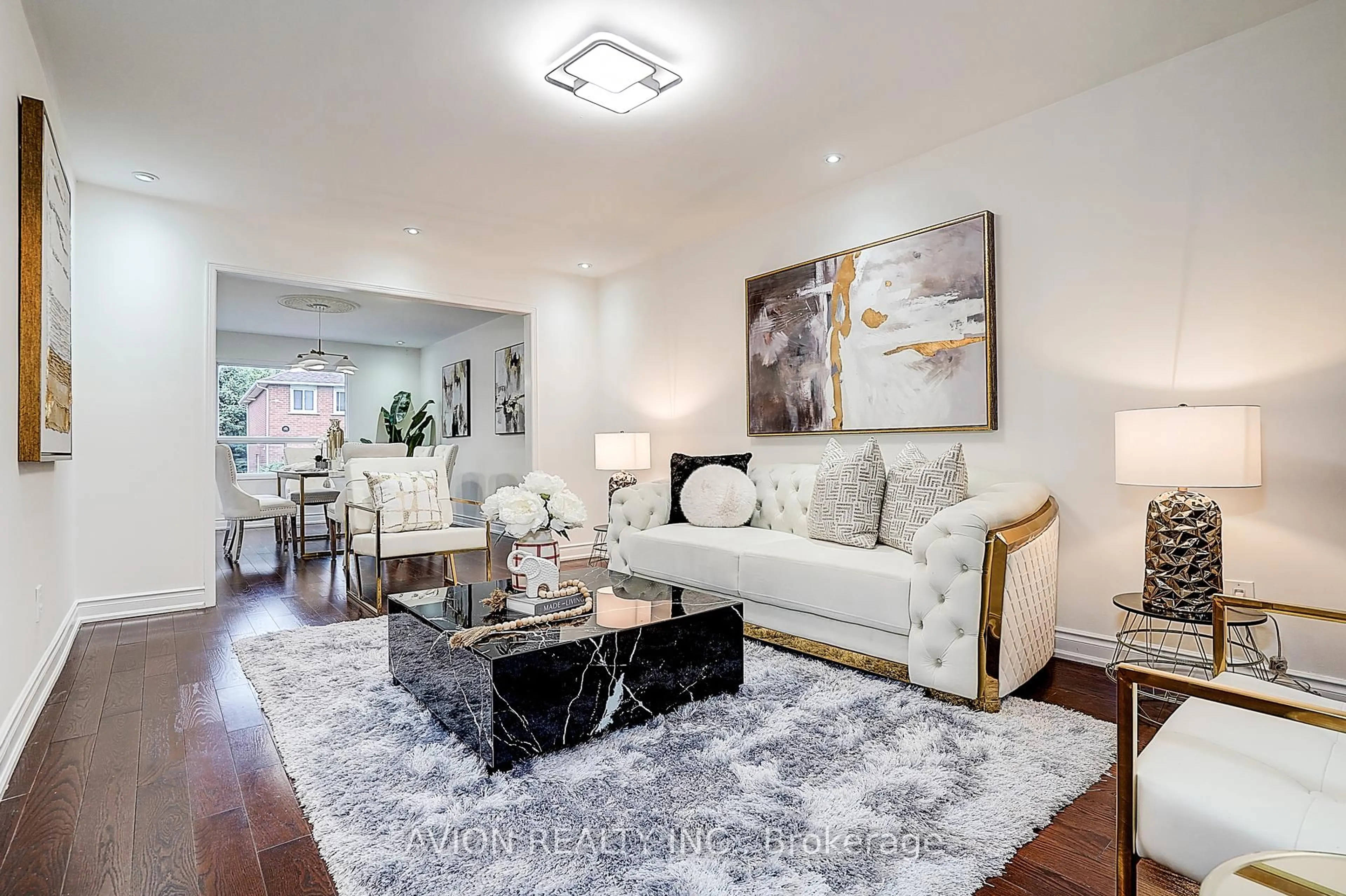 Living room with furniture, unknown for 119 Mary Pearson Dr, Markham Ontario L3S 3E9