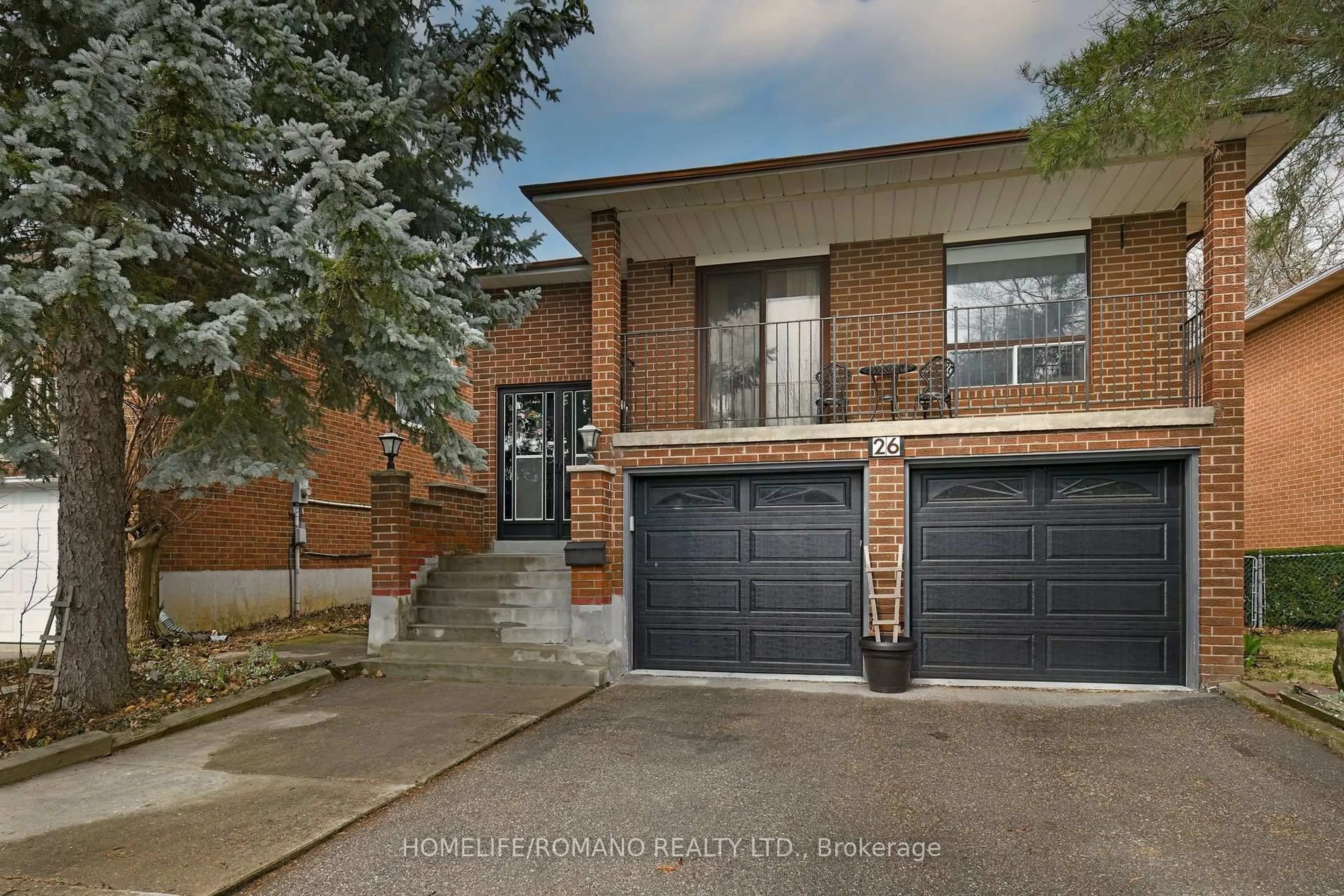 Home with brick exterior material, street for 26 Quaker Ridge Rd, Vaughan Ontario L4K 2E7