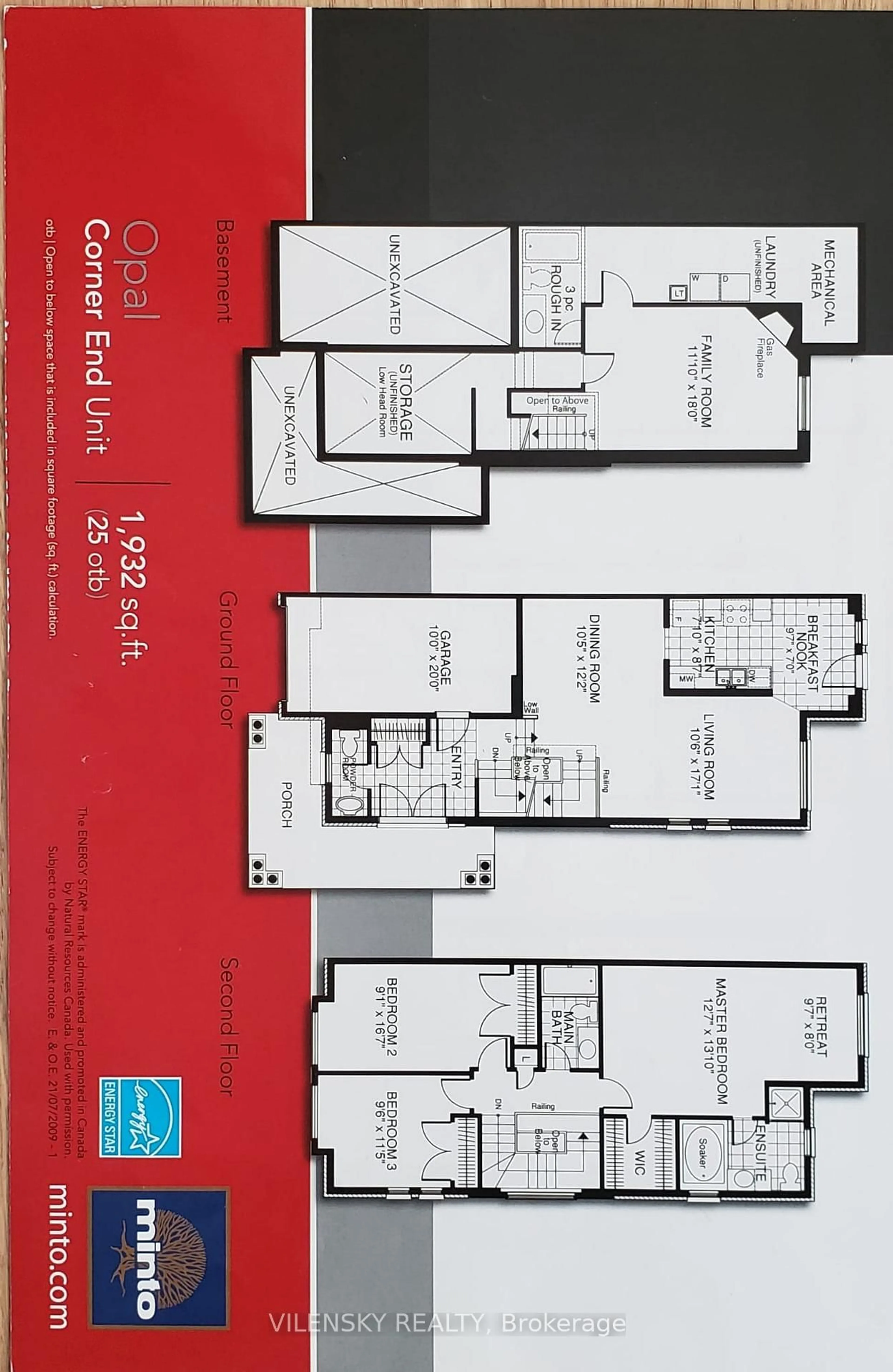 Floor plan for 29 Elihof Dr, Vaughan Ontario L6A 4N6