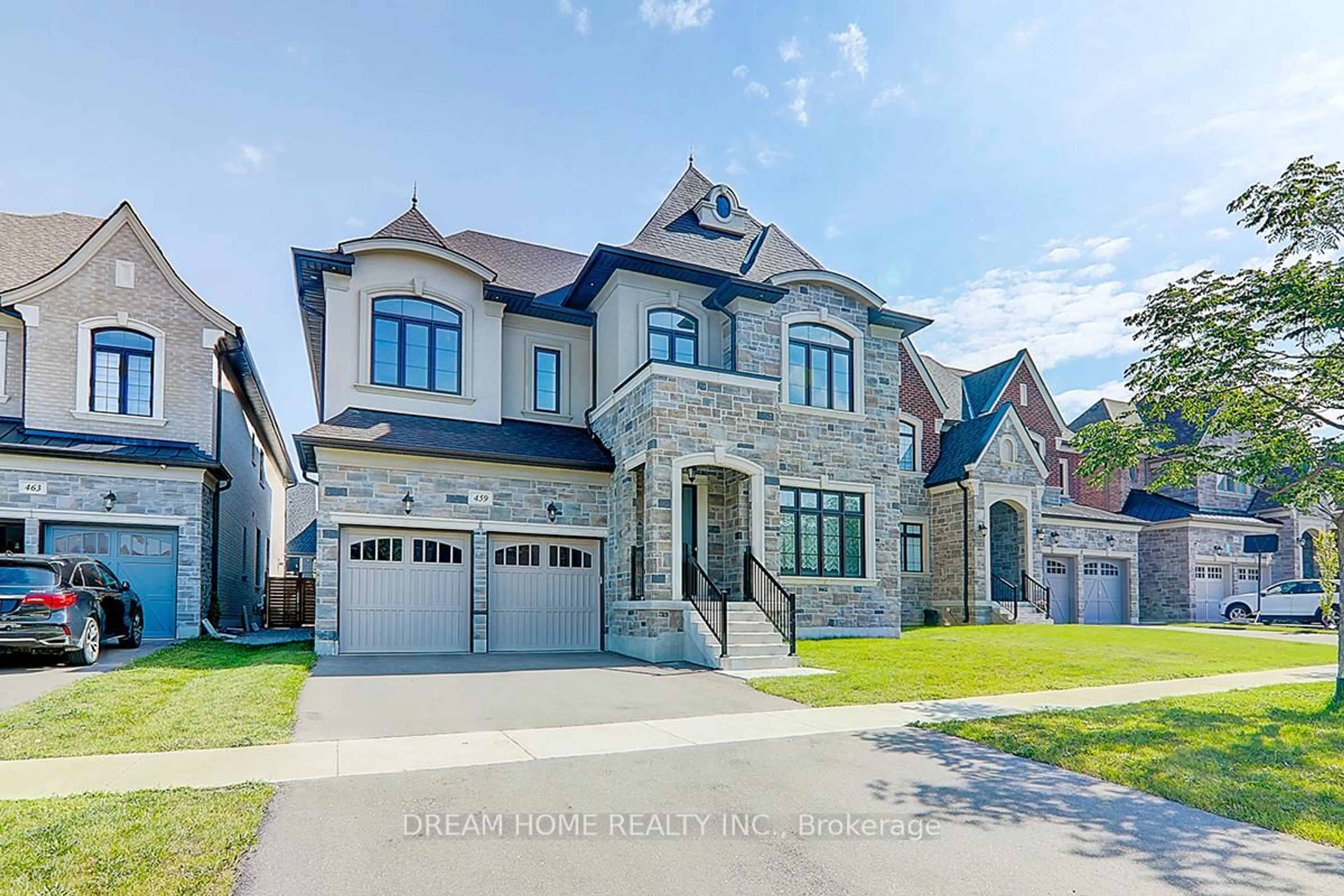 Home with brick exterior material, street for 459 Via Romano Blvd, Vaughan Ontario L6A 5A5