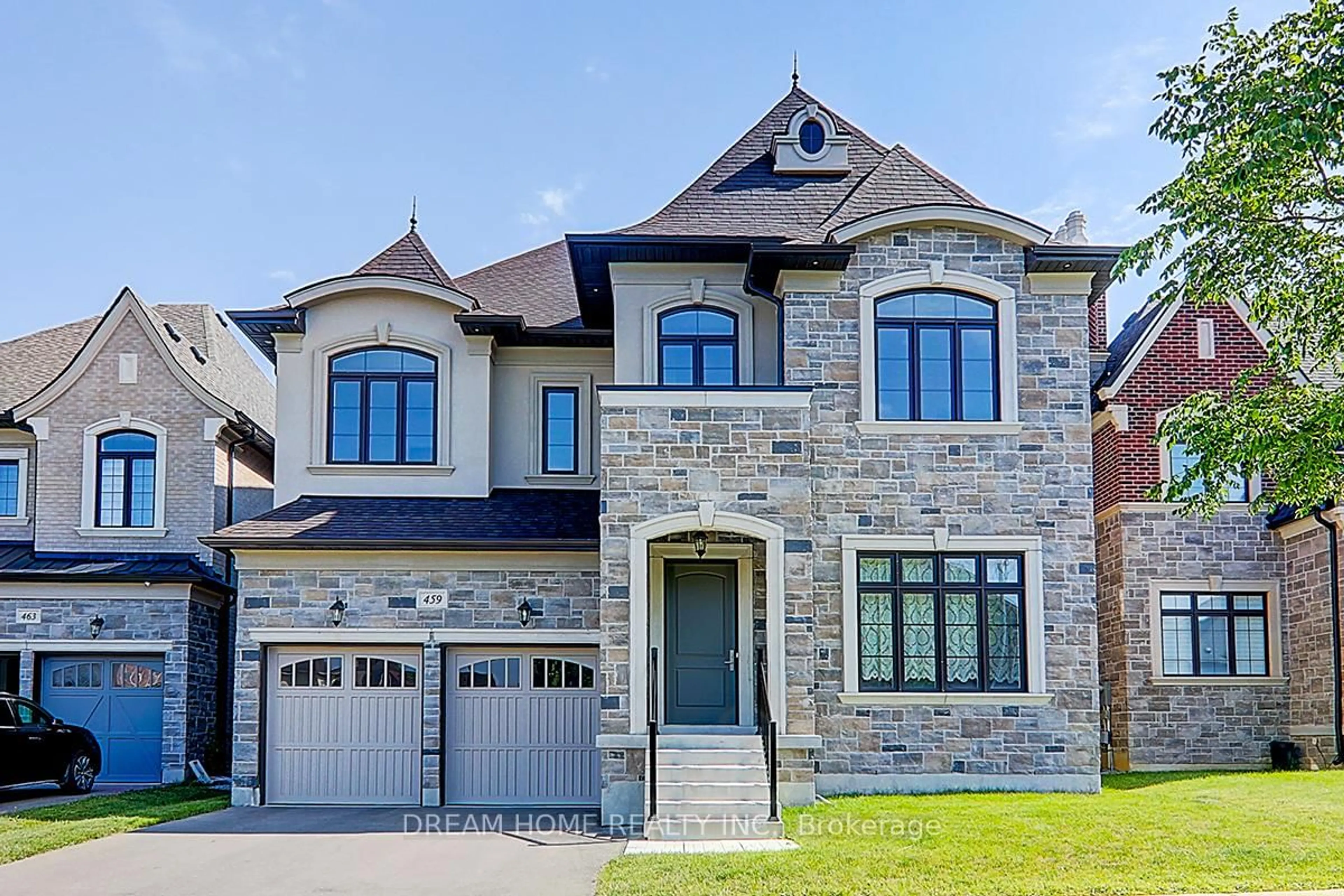 Home with brick exterior material, street for 459 Via Romano Blvd, Vaughan Ontario L6A 5A5