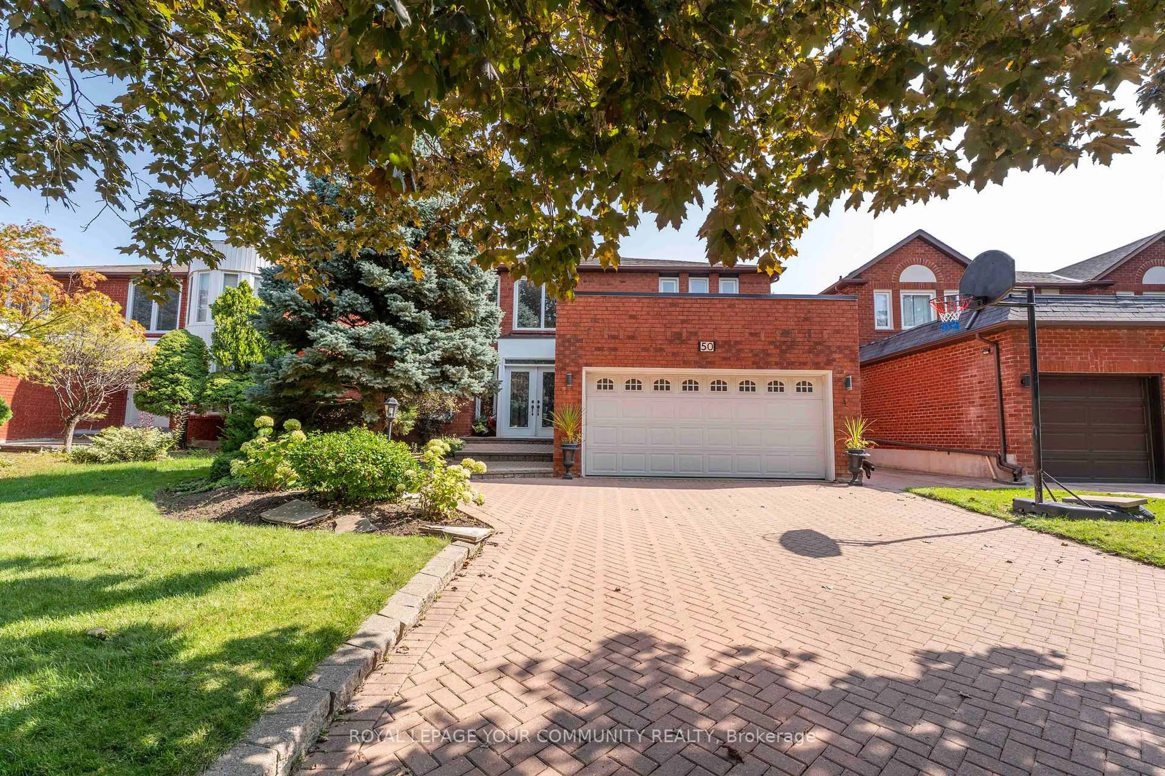 Home with brick exterior material, street for 50 Waltham Cres, Richmond Hill Ontario L4B 1Z6