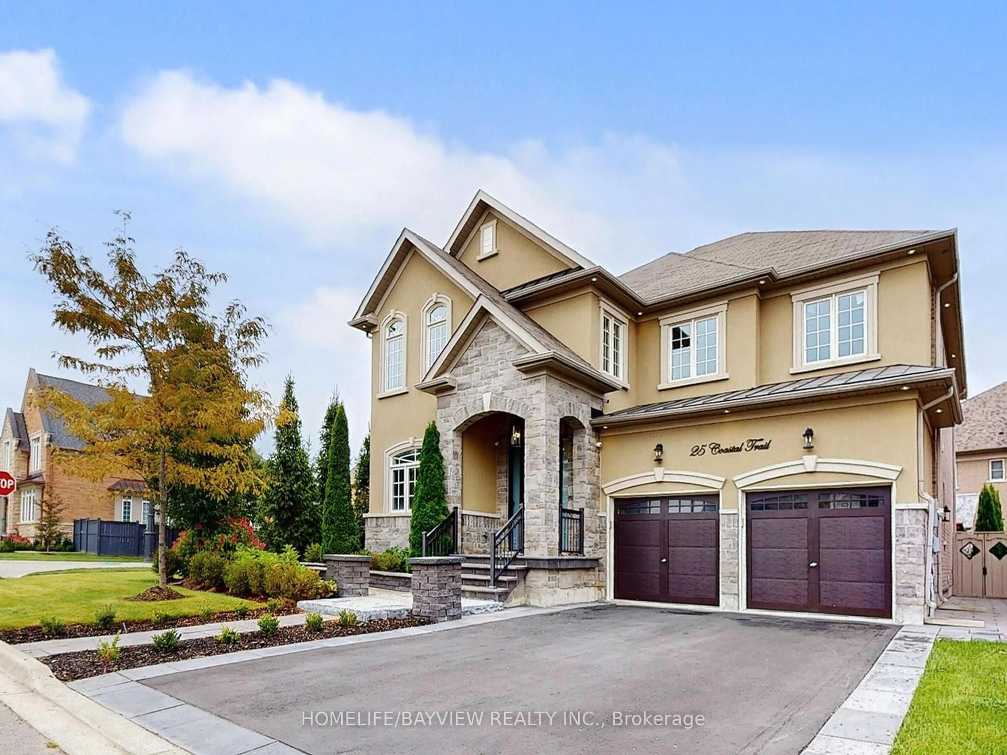Home with brick exterior material, street for 25 Coastal Tr, King Ontario L0G 1N0