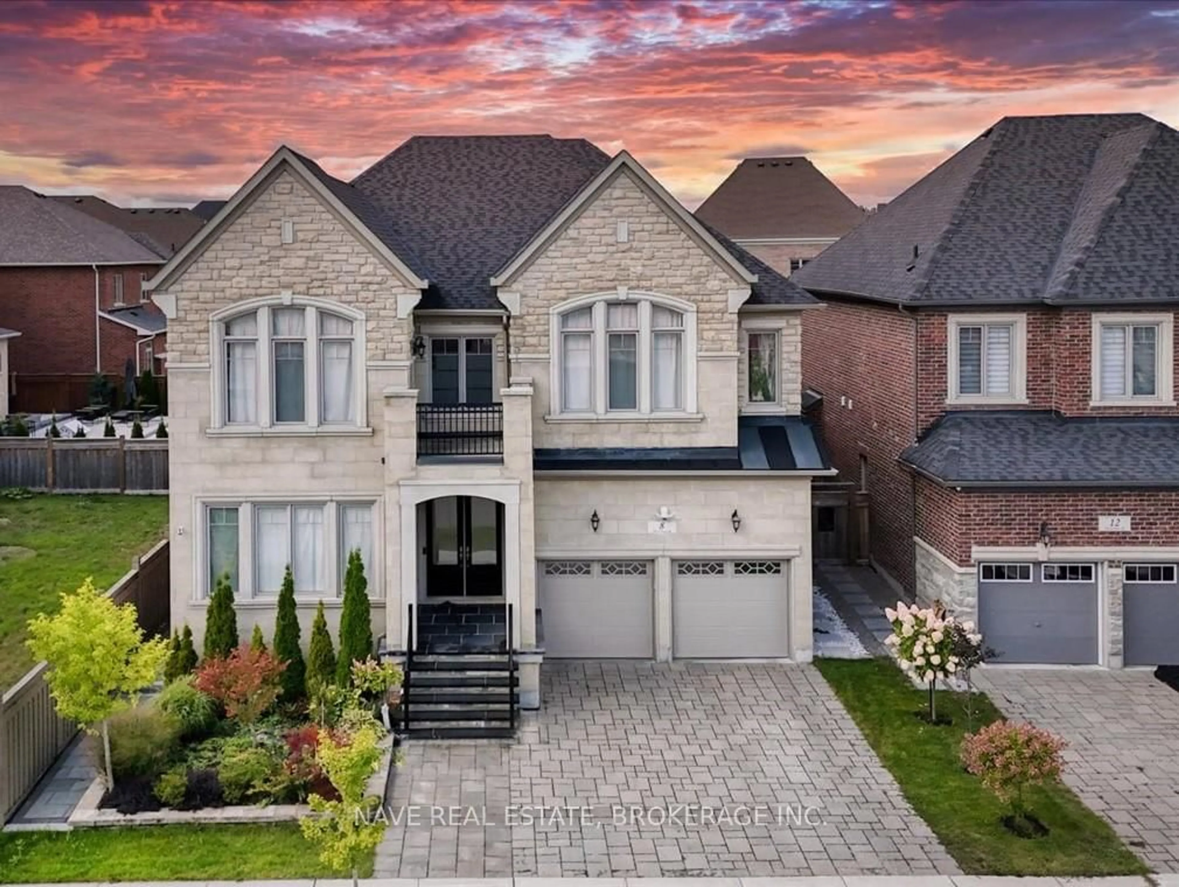 Home with brick exterior material, street for 8 Noe DiBiase Rd, Vaughan Ontario L4H 3X7