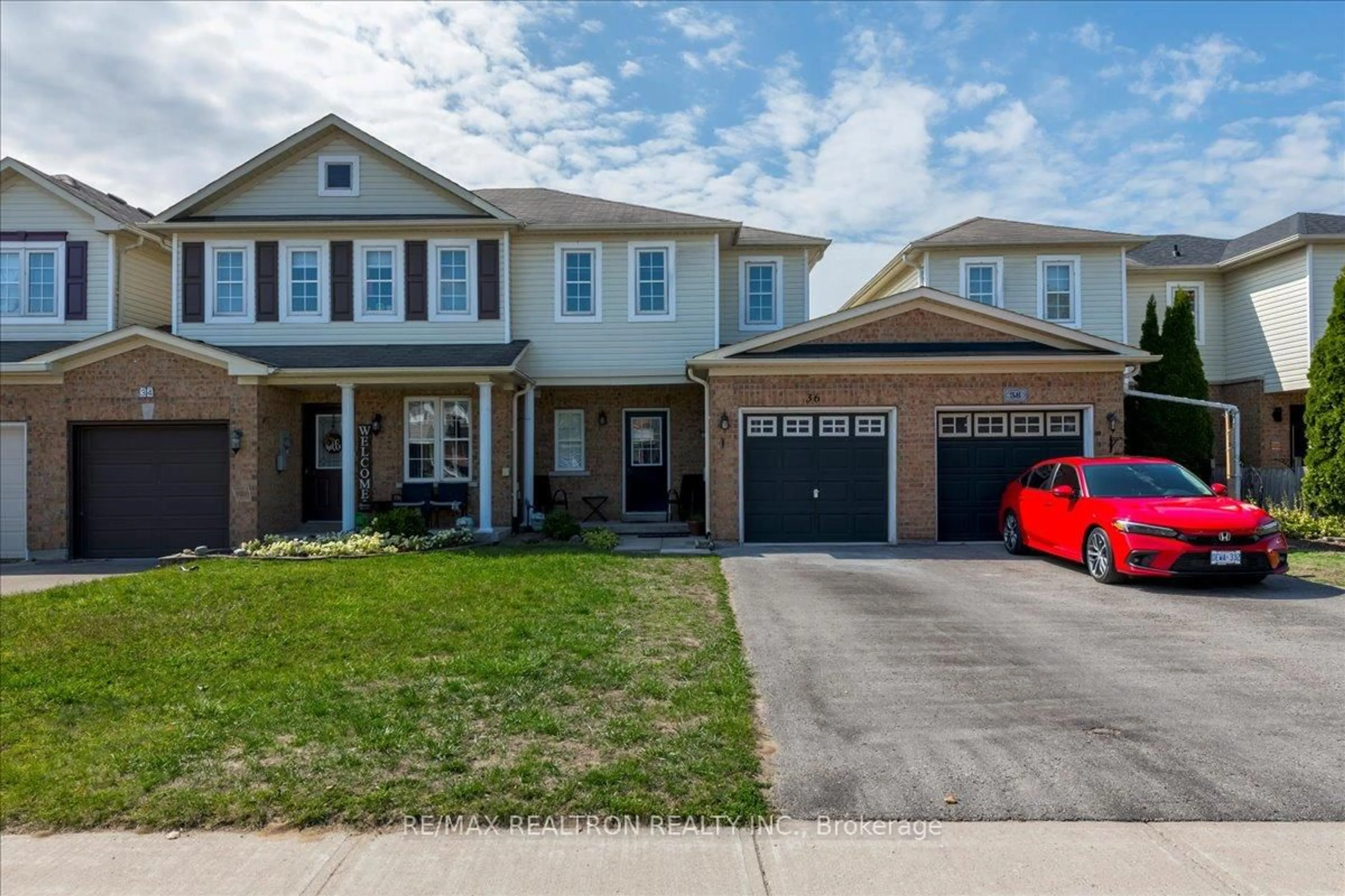 Home with brick exterior material, street for 36 McCann Lane, Essa Ontario L0M 1B4