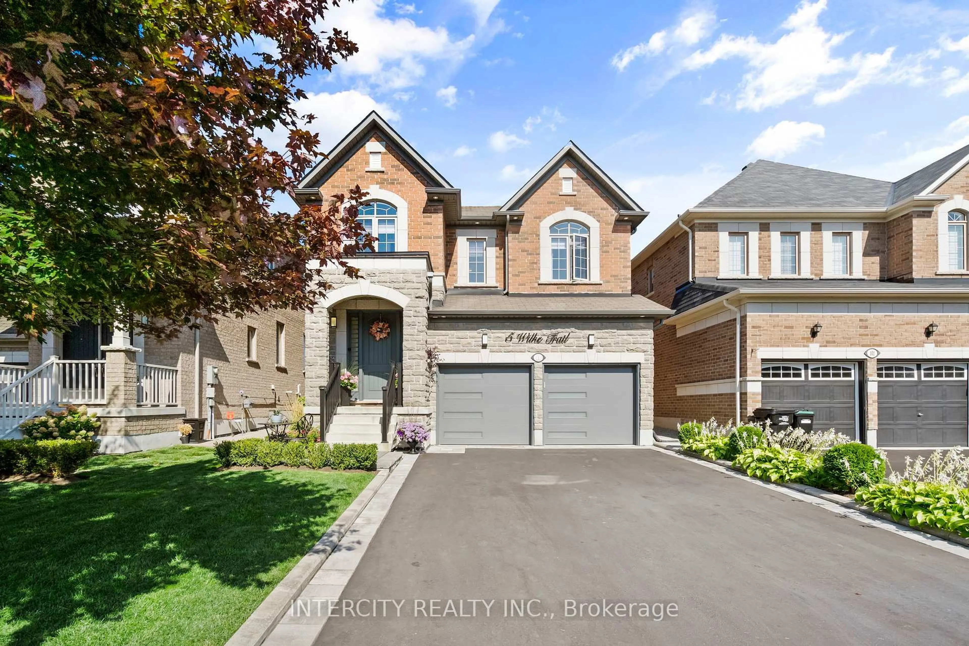 Home with brick exterior material, street for 5 Wilke Tr, Bradford West Gwillimbury Ontario L3Z 0S8