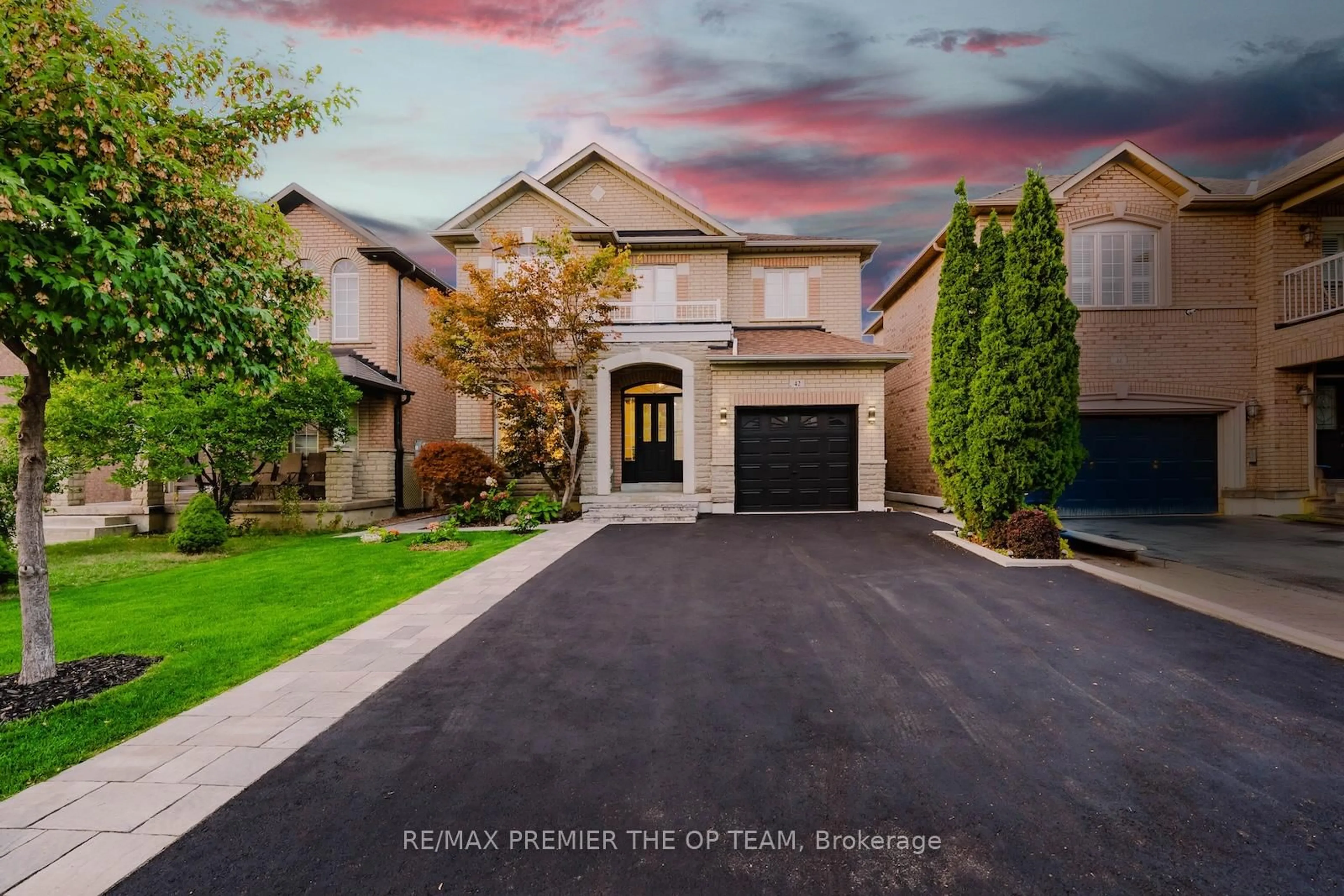 Home with brick exterior material, street for 42 Osprey Dr, Vaughan Ontario L4H 2G7