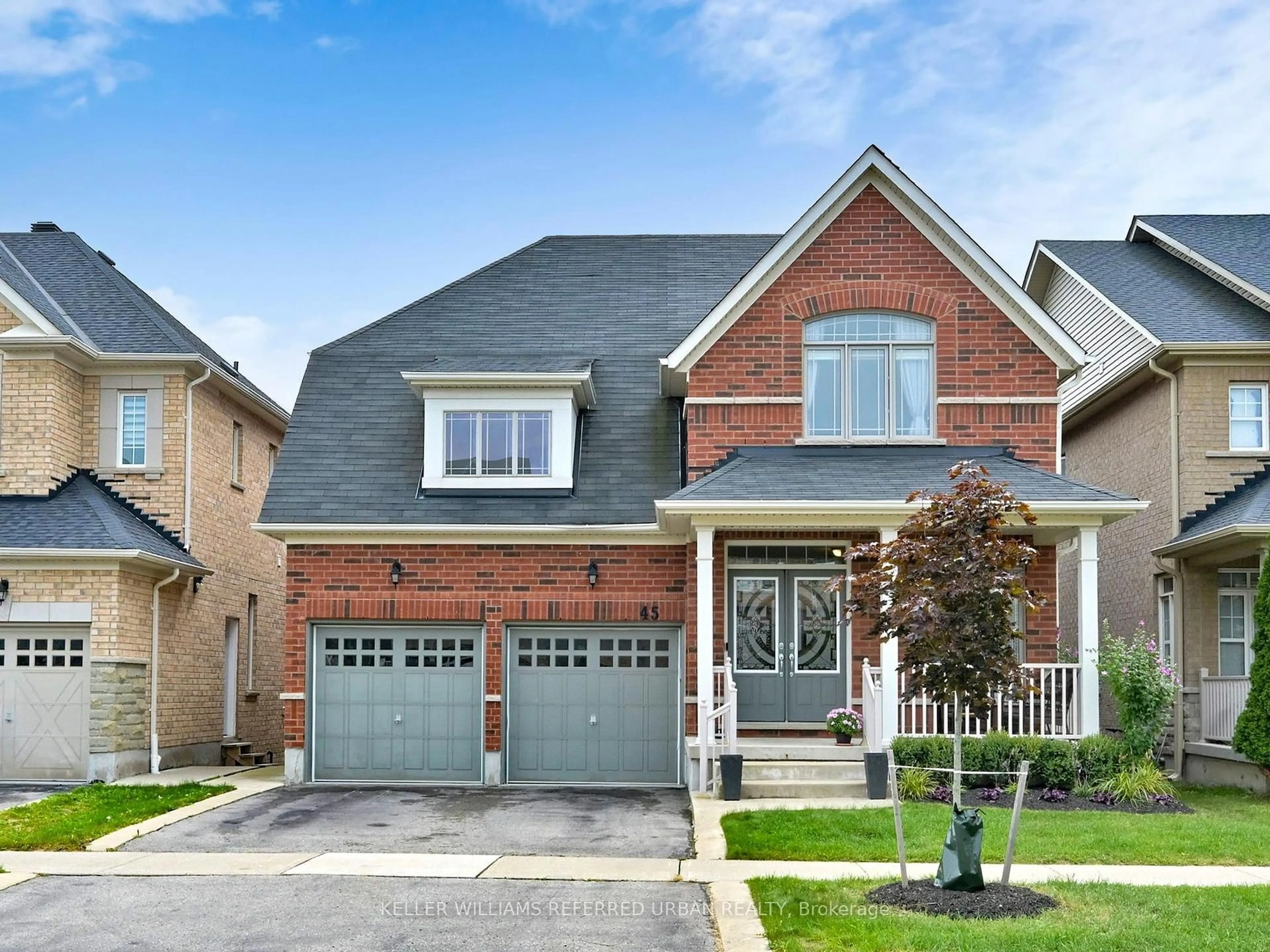 Home with brick exterior material, street for 45 Brookview Dr, Bradford West Gwillimbury Ontario L3Z 0S6