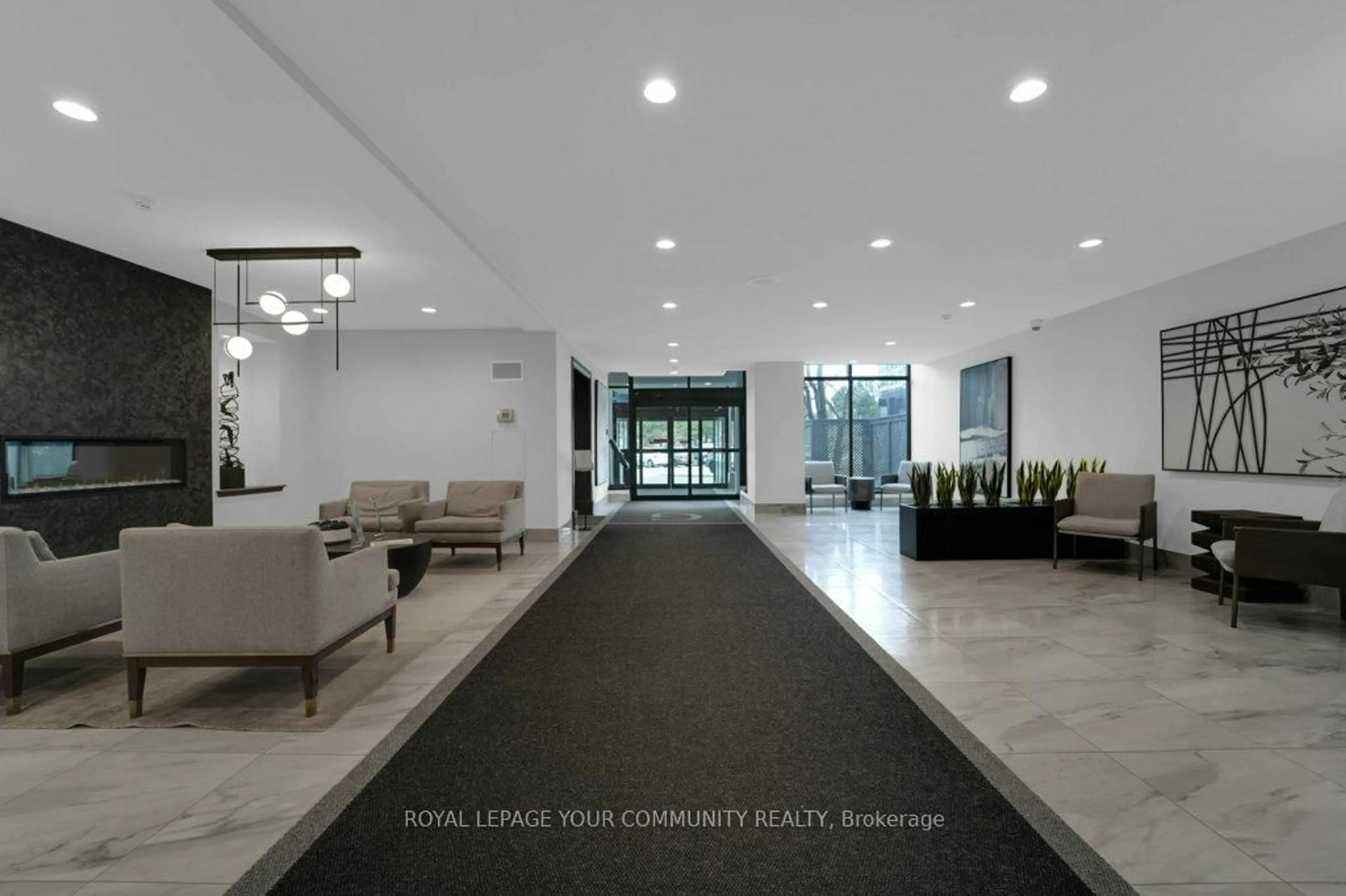 Lobby for 22 Clarissa Dr #1404, Richmond Hill Ontario L4C 9R6