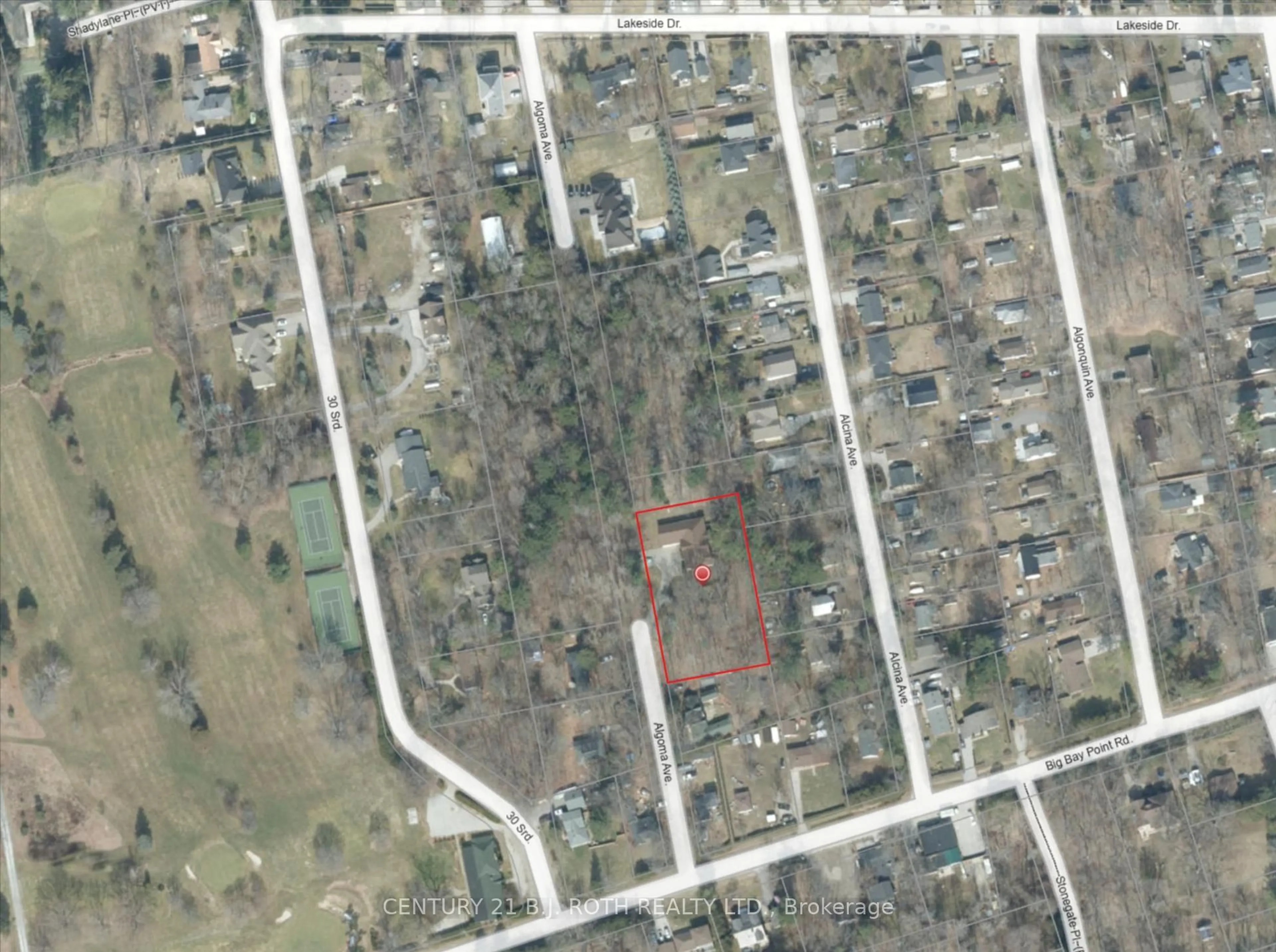 Picture of a map for 3925 Algoma Ave, Innisfil Ontario L9S 2M4