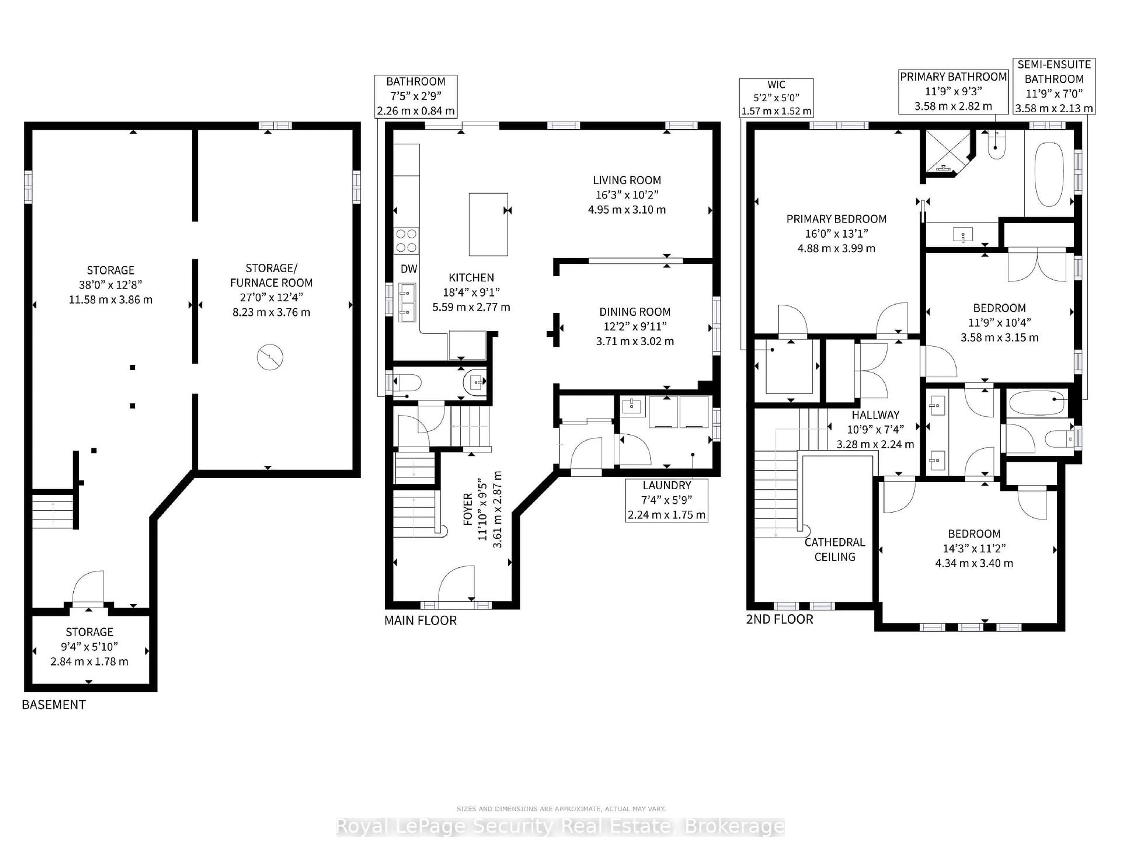 Floor plan for 23 Mooney St, Bradford West Gwillimbury Ontario L3Z 0K7