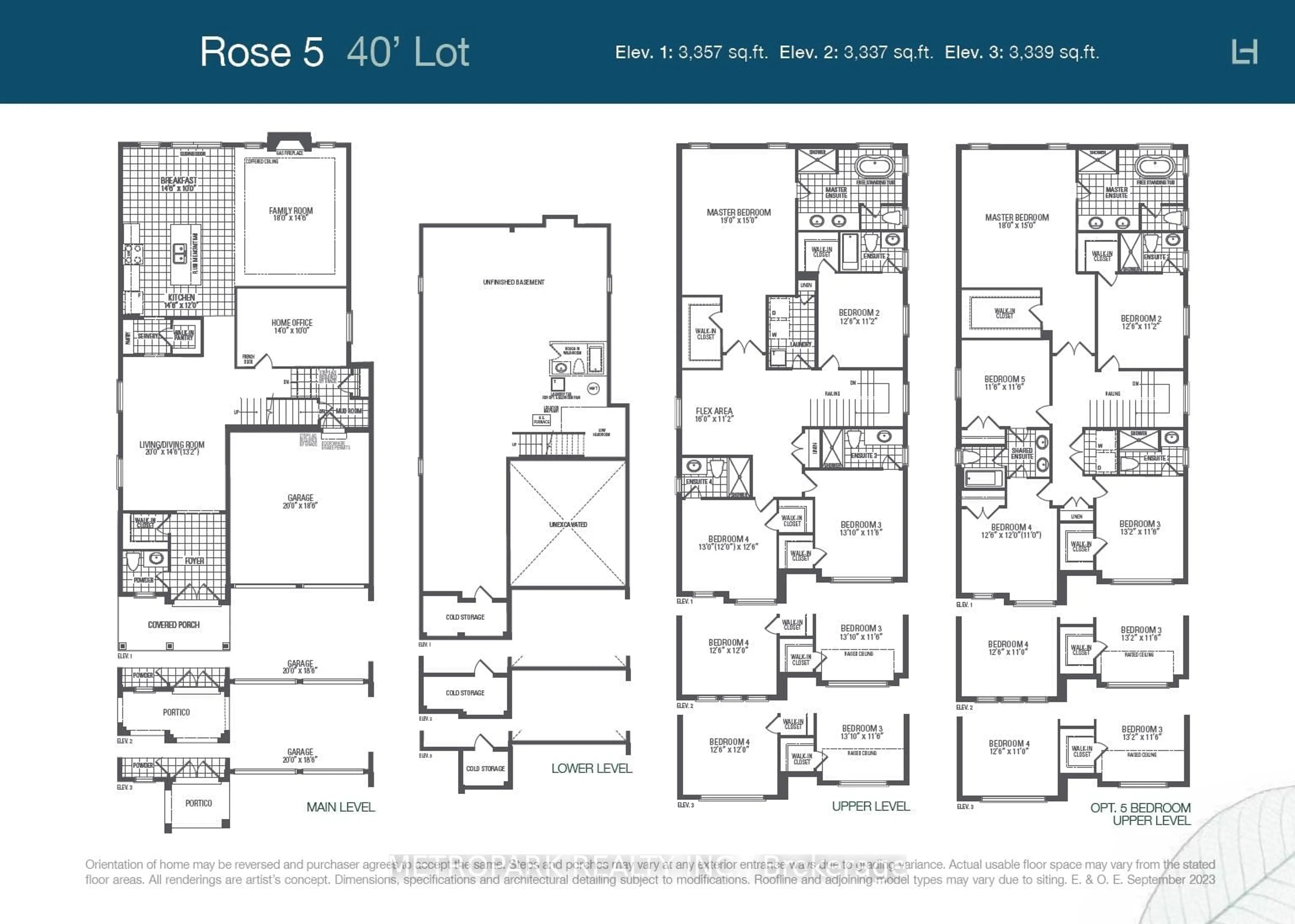 Floor plan for 8 KENNETH APPLETON Ave, Richmond Hill Ontario L4B 0H9