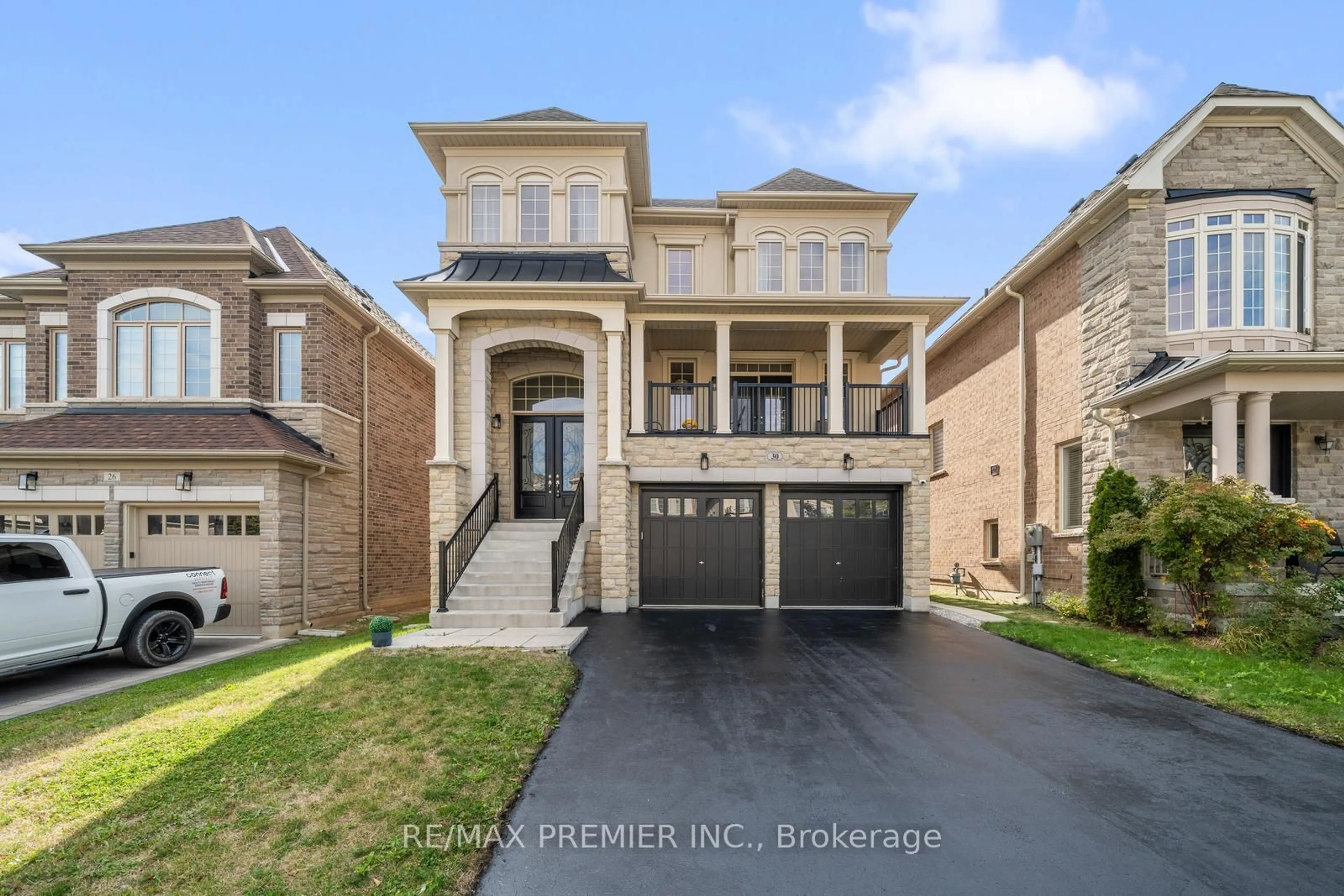 Home with brick exterior material, street for 30 Bannockburn Dr, Vaughan Ontario L4H 4P8